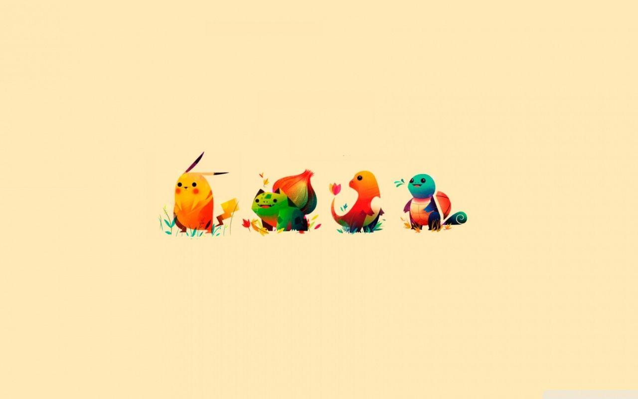 Pokemon Characters desktop PC and Mac wallpaper