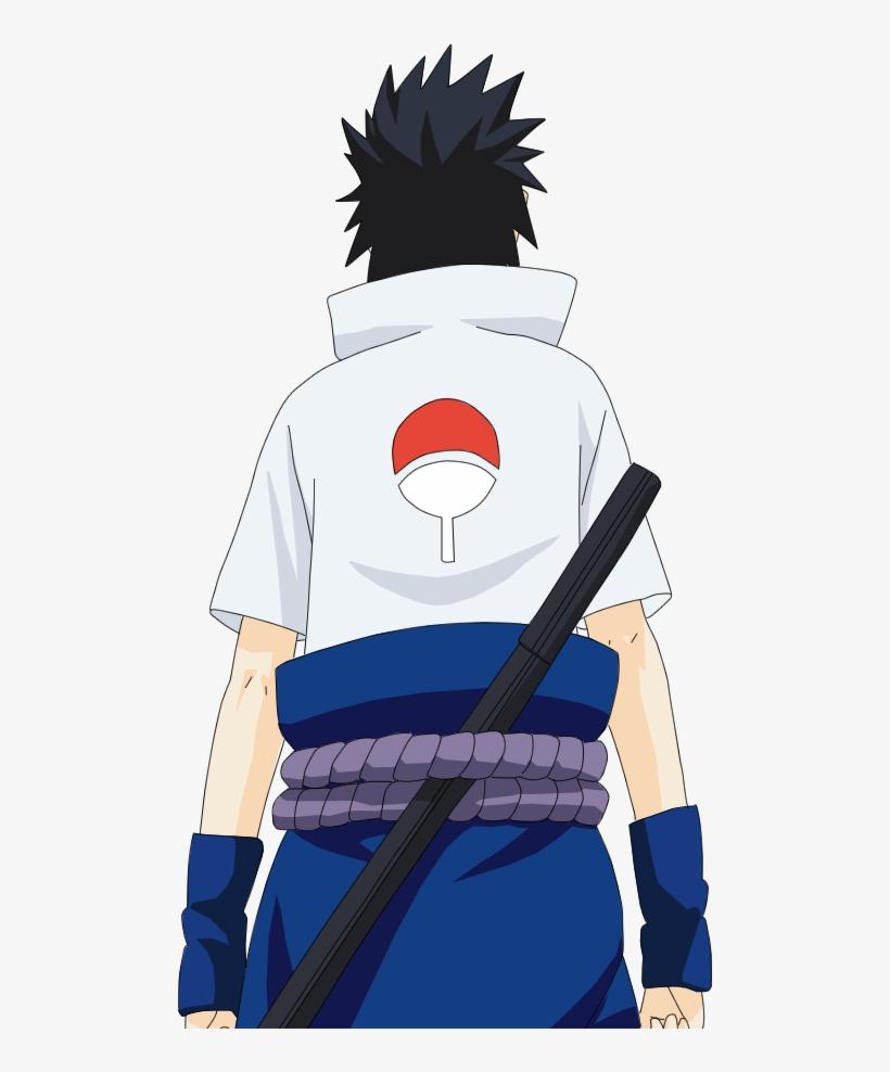 Look At Sasuke's Outfit From The Back Wallpaper iPhone