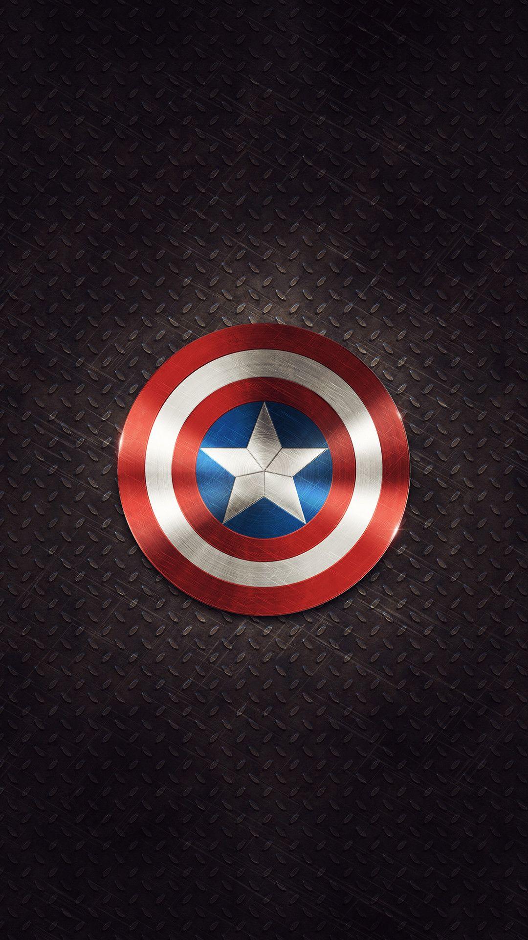 new Captain America Shield iPhone Wallpaper 1080x1920 for tablet