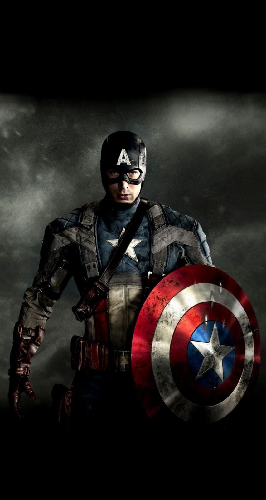 Captain America With Shield Wallpapers - Wallpaper Cave