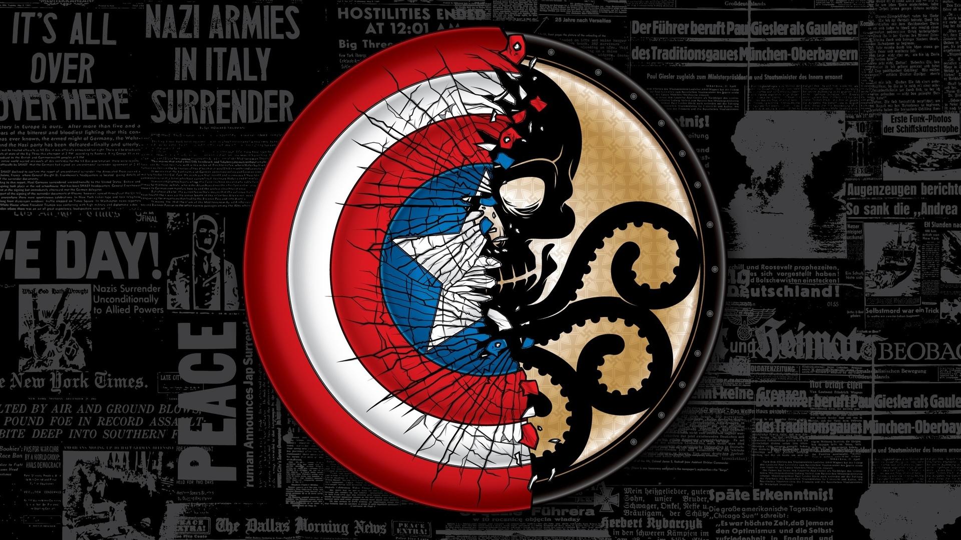Captain America Shield Wallpaper HD