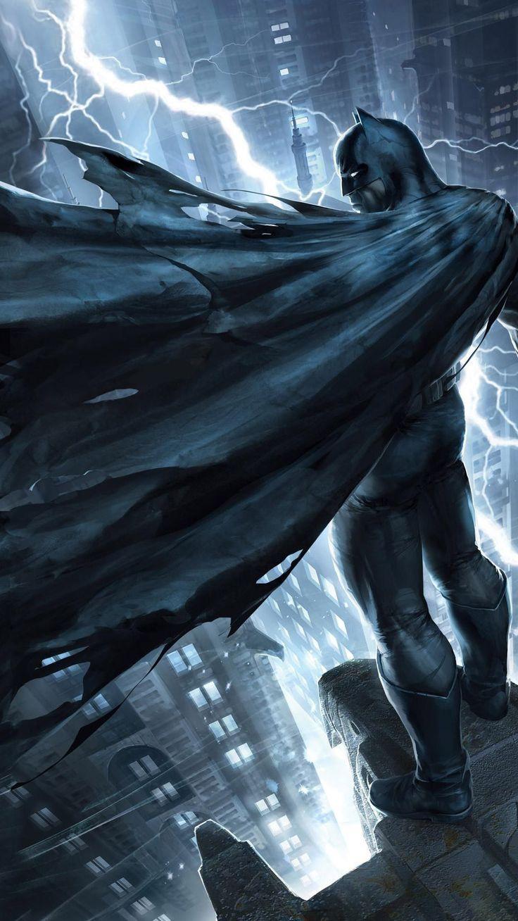 Batman in the rain (phone wallpaper) : r/ComicWalls