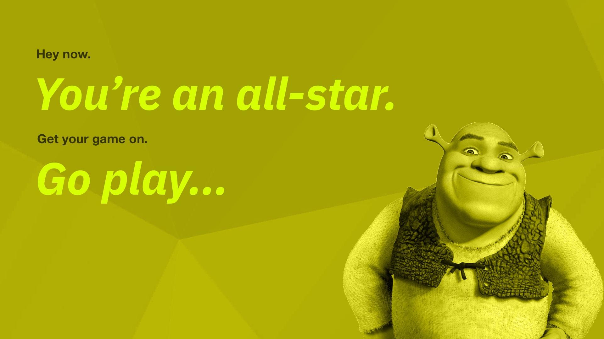 Shrek Motivational Wallpaper