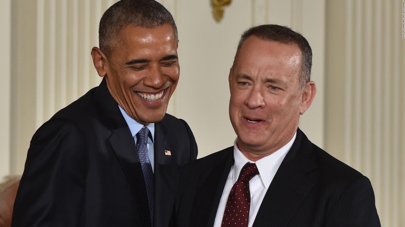 What Obama told Tom Hanks on yacht