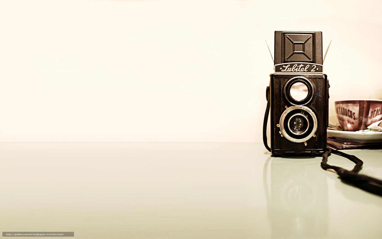 Download wallpaper Camera, cup, lover free desktop wallpaper