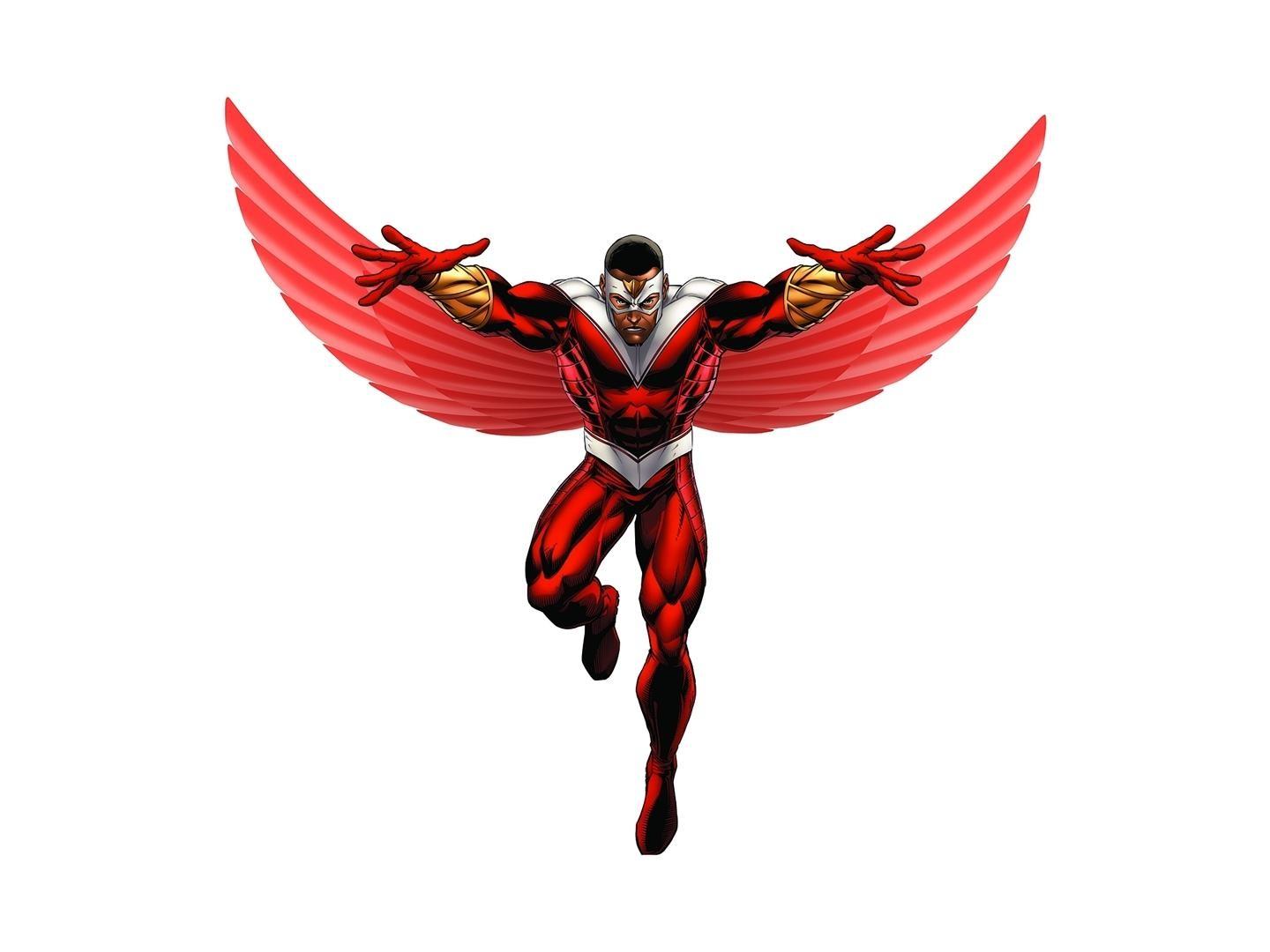 Falcon spreading his wings HD desktop wallpaper, Widescreen