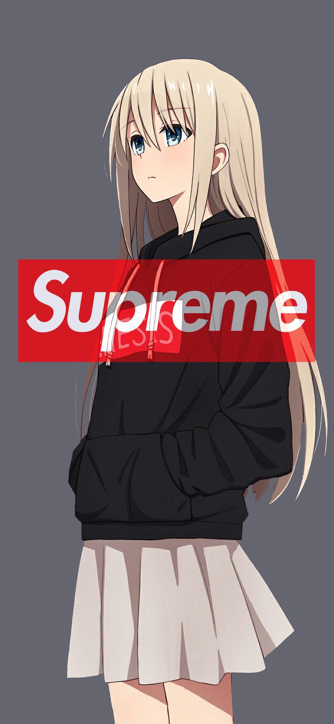 Supreme #Wallpaper #iPhone #Cool. Anime wallpaper iphone, Cool