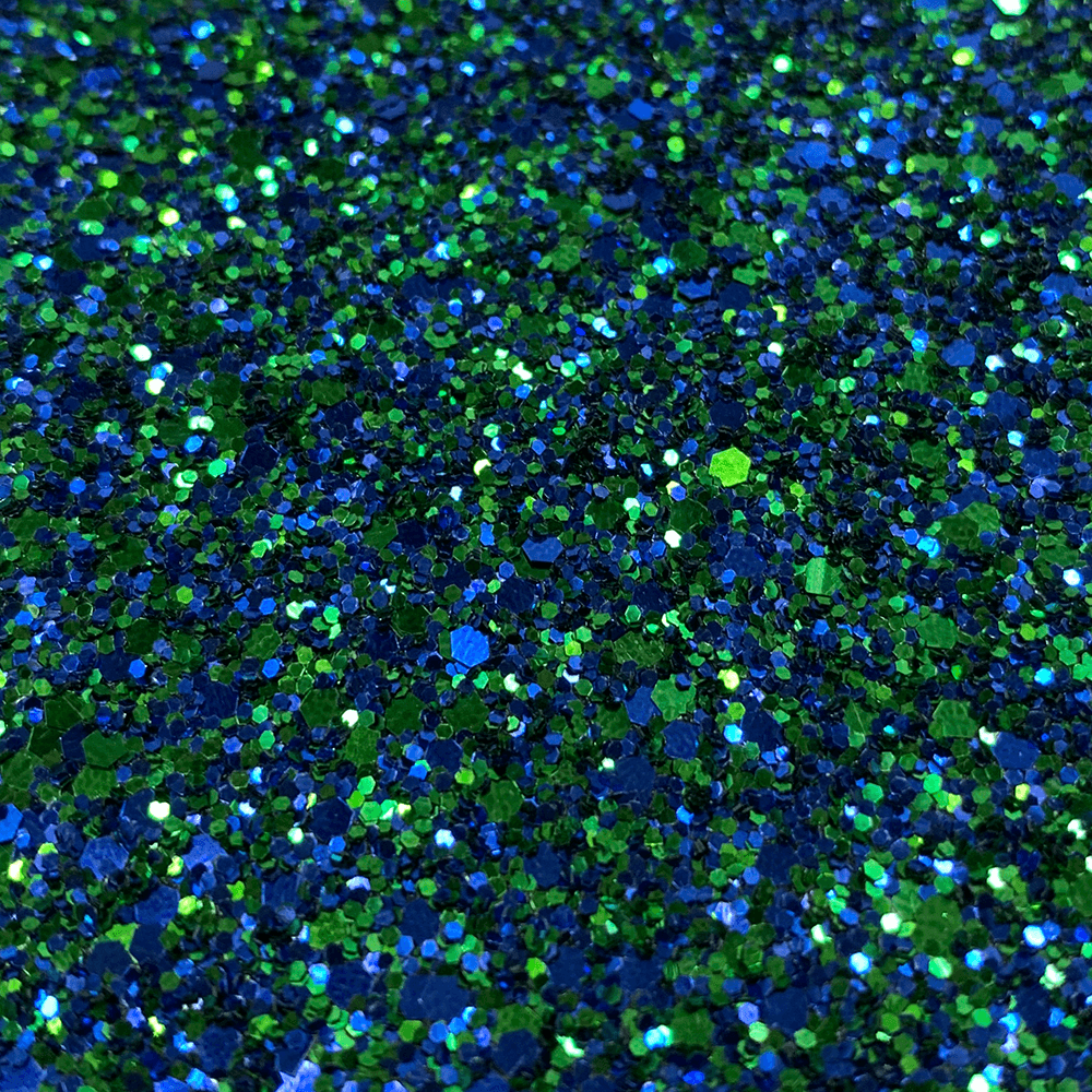 Blue / Green Glitter Wallpaper