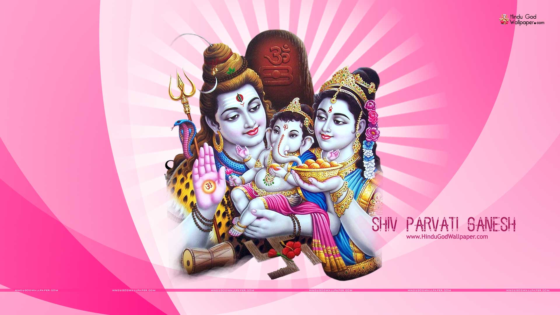 Shiv Parvati Ganesh HD Wallpaper Full Size Download