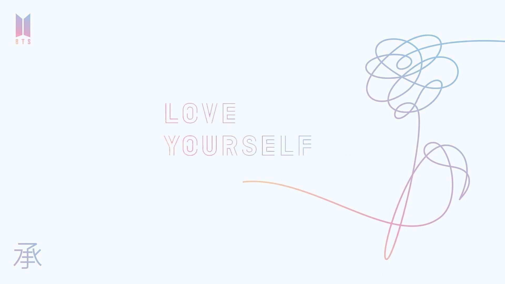 Love Yourself BTS Desktop Wallpaper Free Love