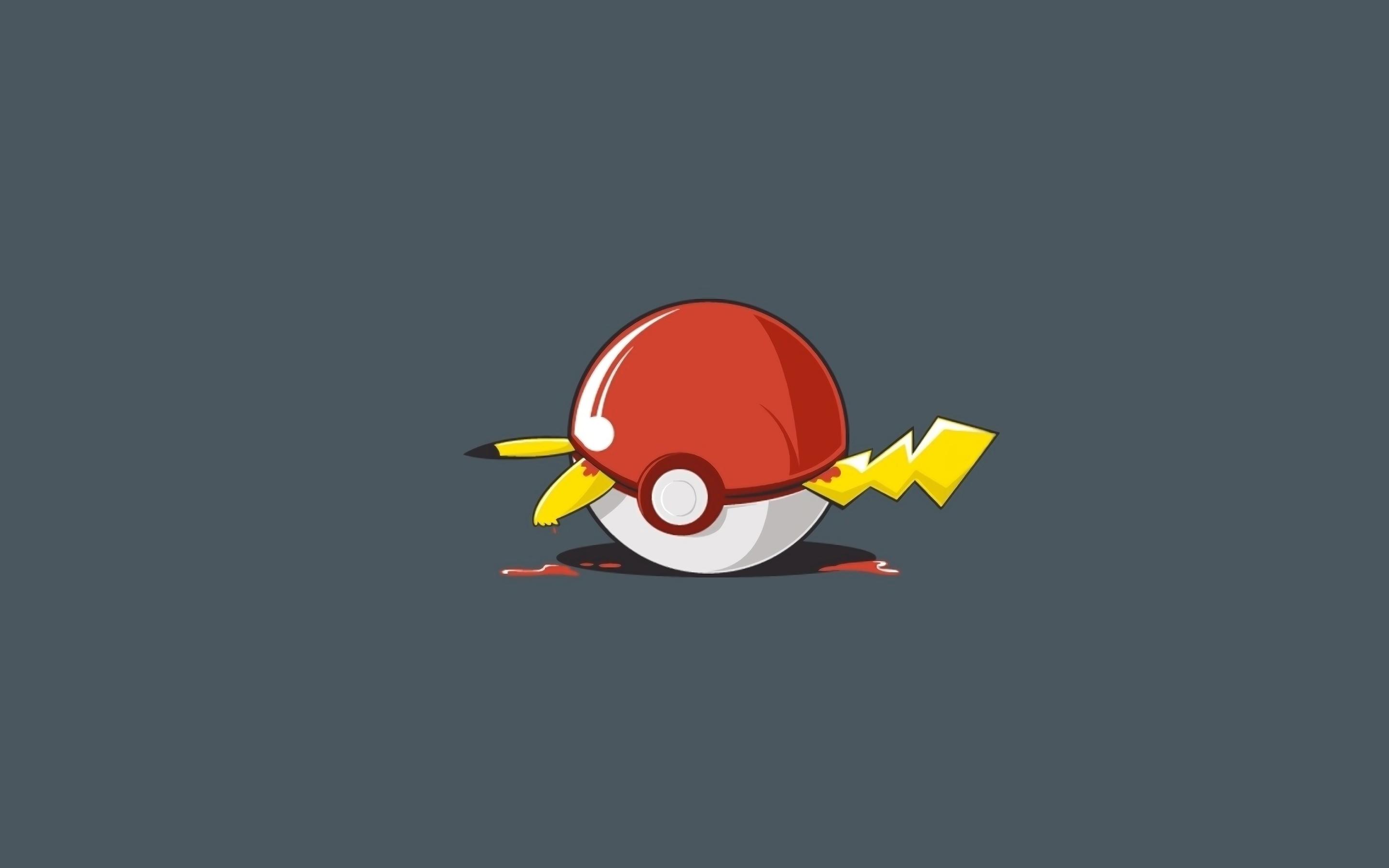 Pikachu Pokeball Macbook Pro Retina HD 4k