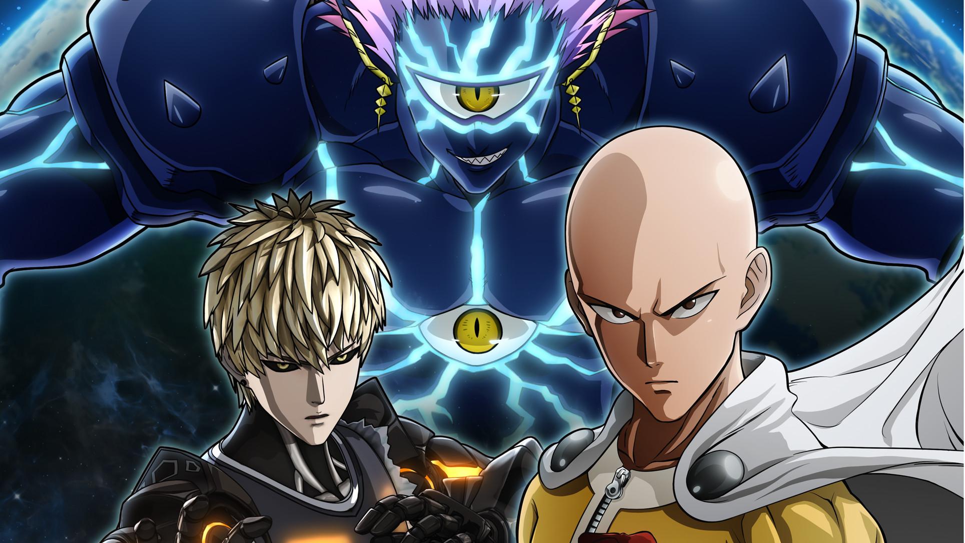 One Punch Man Video Game Announced. Cat with Monocle