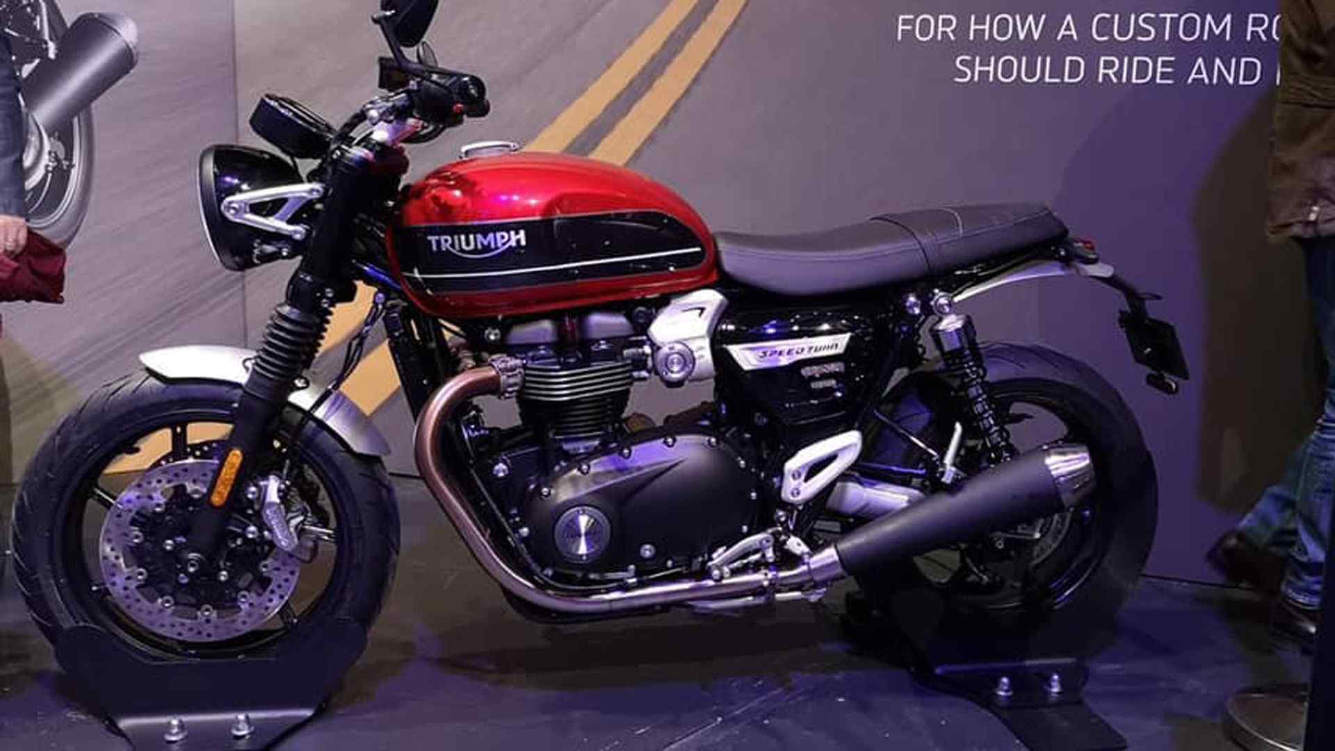 Triumph Speed Twin Image Leaked From Annual Dealer Meeting
