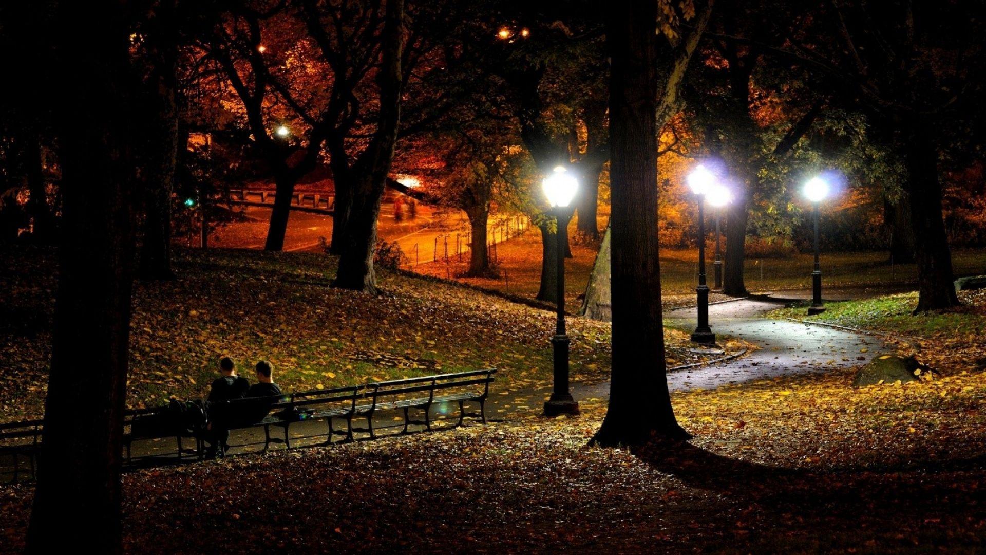 Night #Park #Lantern #Wallpaper. Photography Wallpaper
