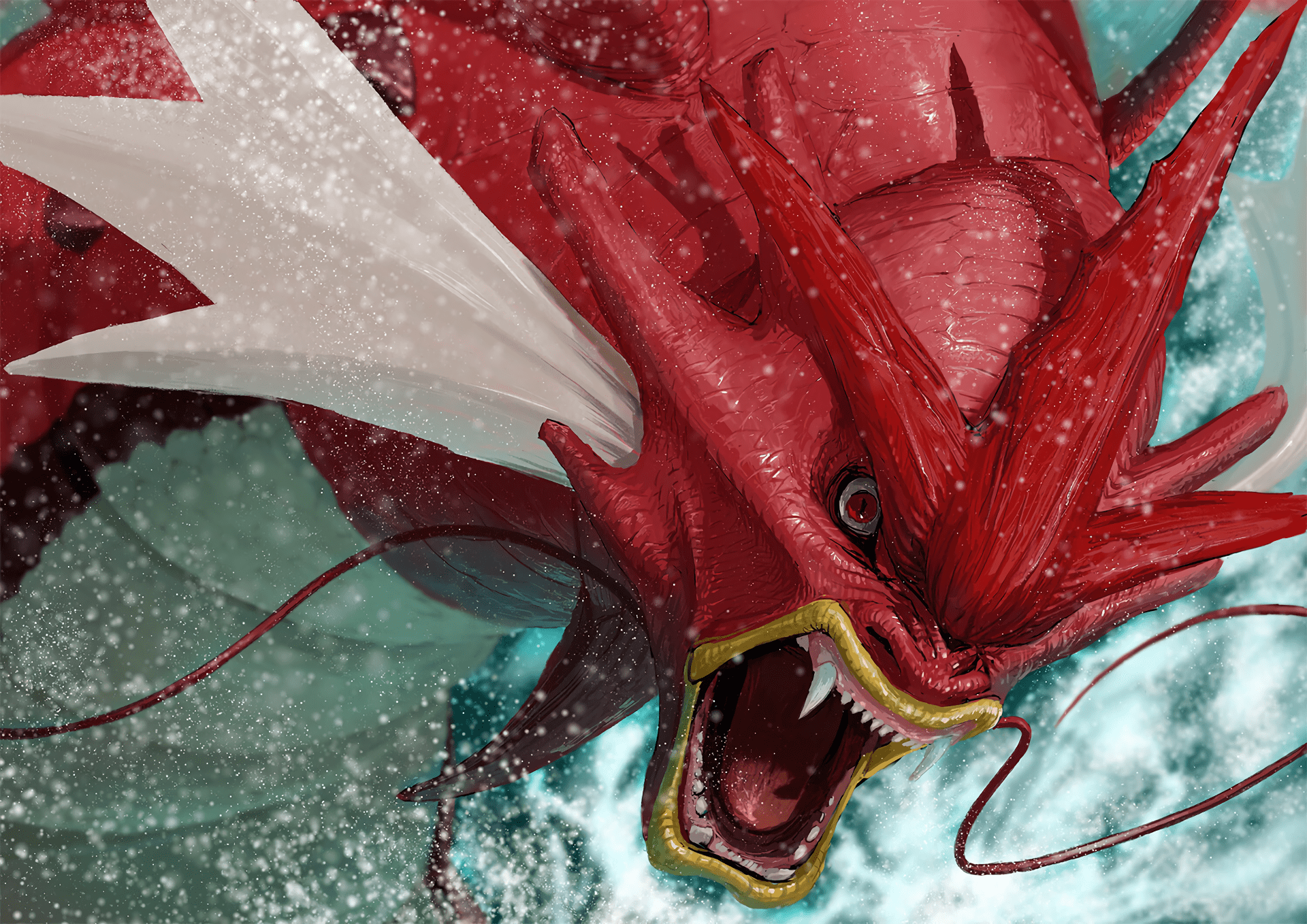 Wallpaper of the Day Gyarados. Word of The Nerd