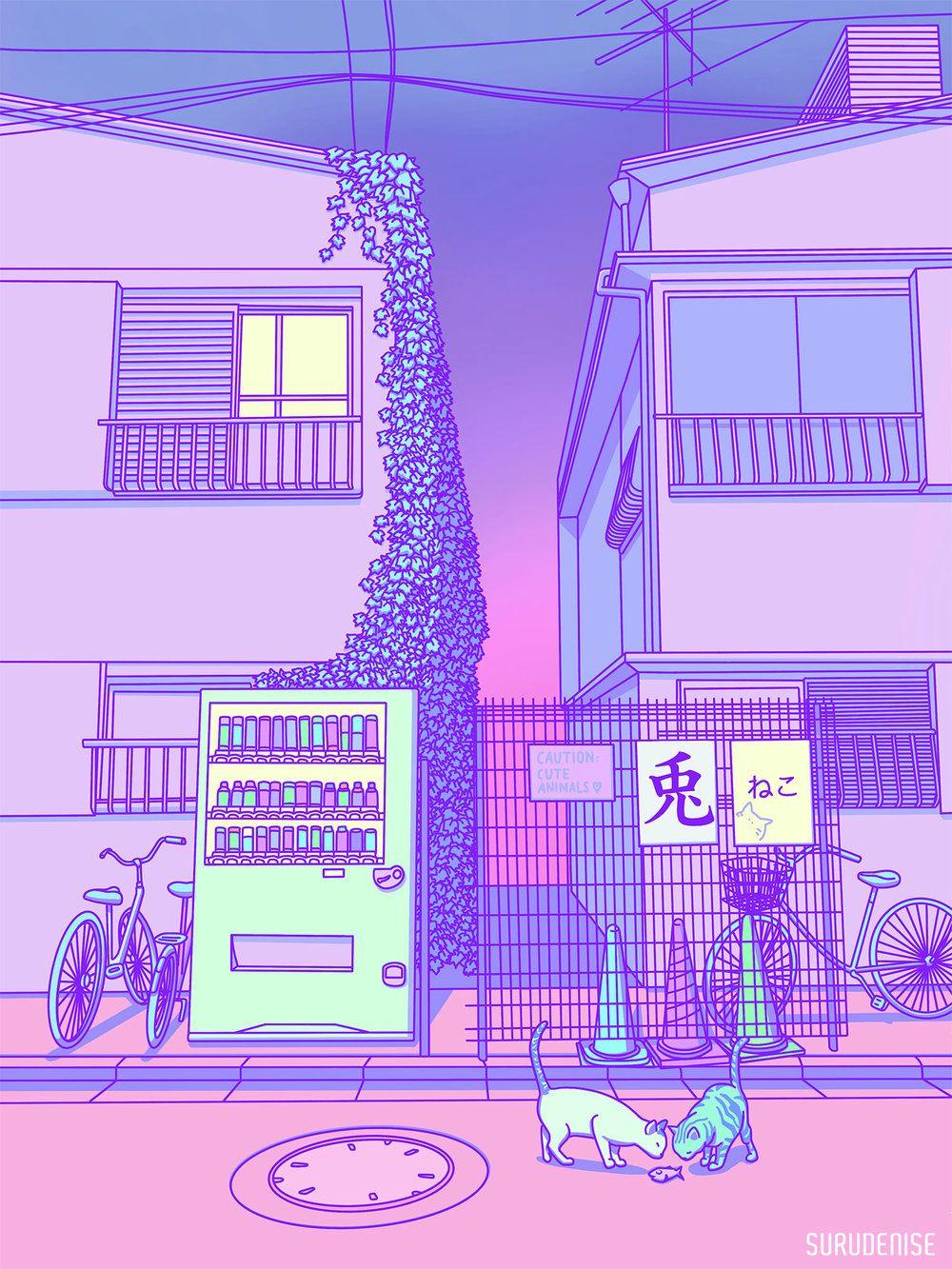 Purple Anime Aesthetic Wallpaper Top Wallpaper