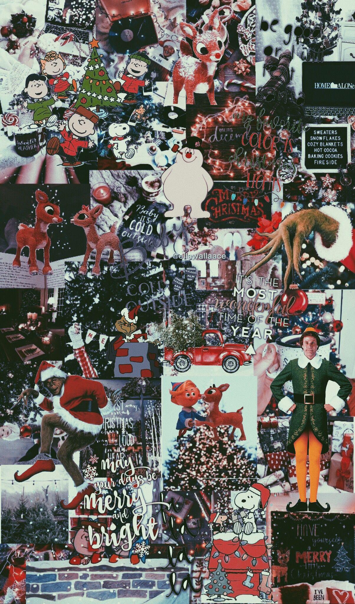 christmas wallpaper collage. Cute christmas wallpaper, Wallpaper iphone christmas, Christmas phone wallpaper