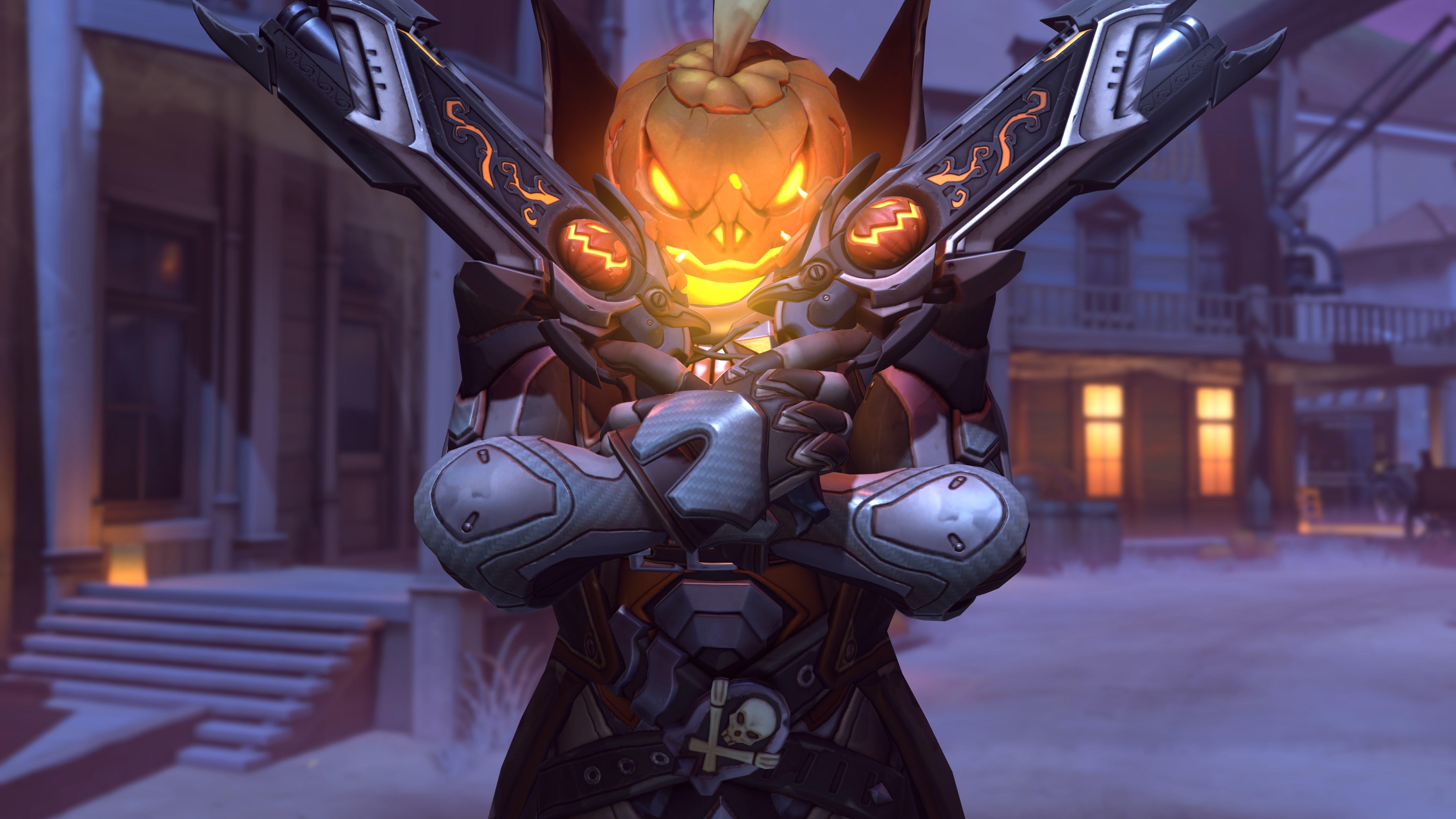 Halloween Reaper Overwatch 5k HD 4k Wallpaper