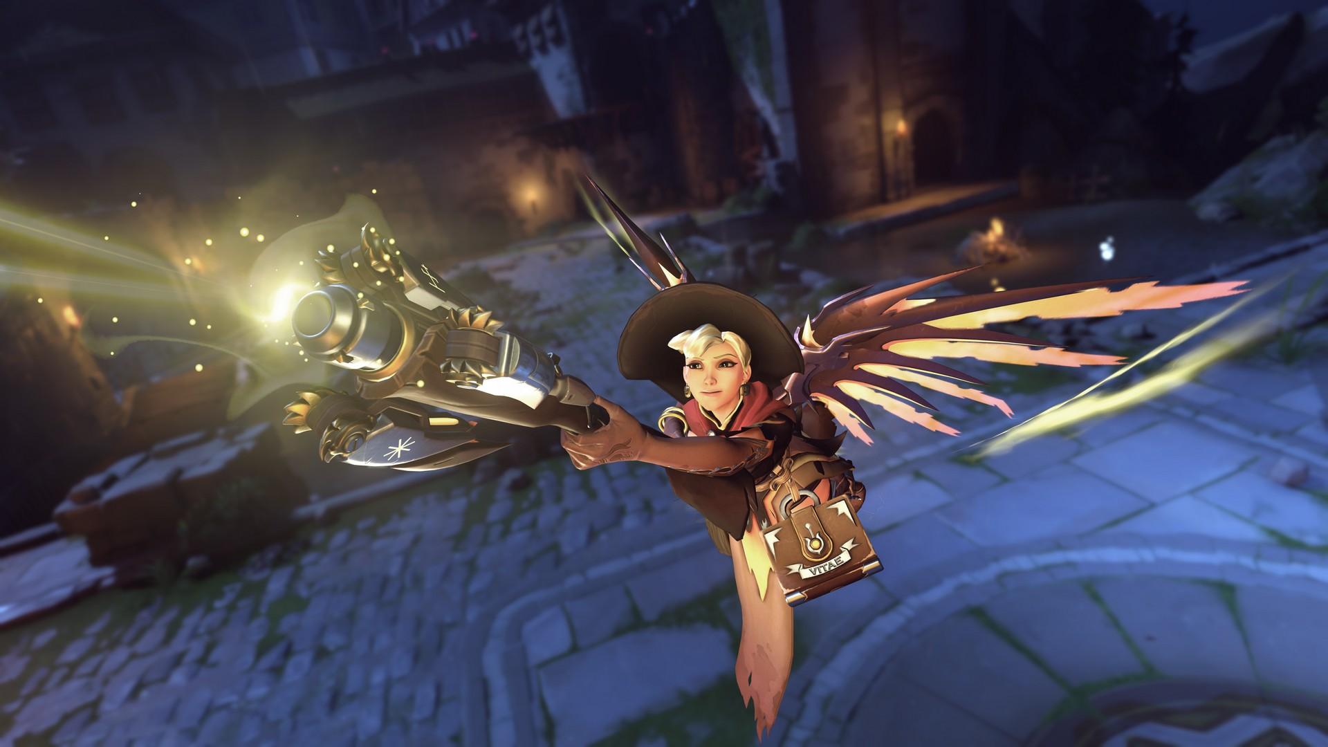 Bộ sưu tập wallpaper Overwatch Halloween « Hiệp Sĩ Bão Táp