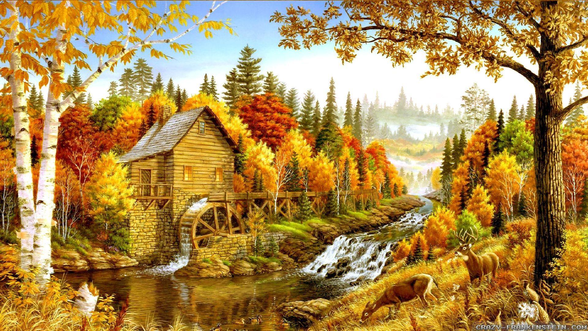 Herbstlandschaft Hintergrundbilder Hd 1920x1080 - vrogue.co