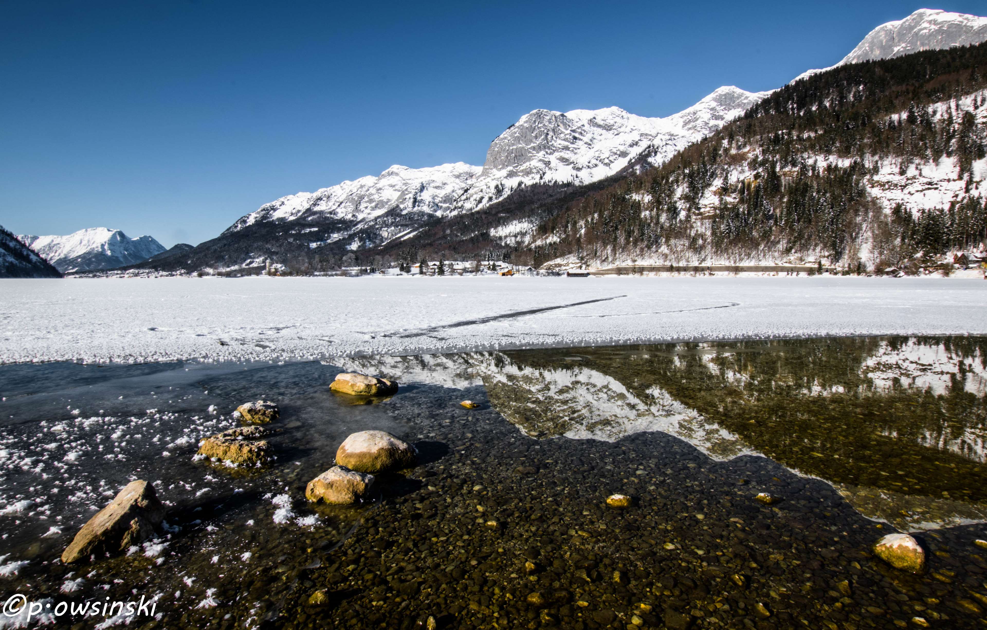 Grundlsee Lake Alps Mountain Wallpapers - Wallpaper Cave