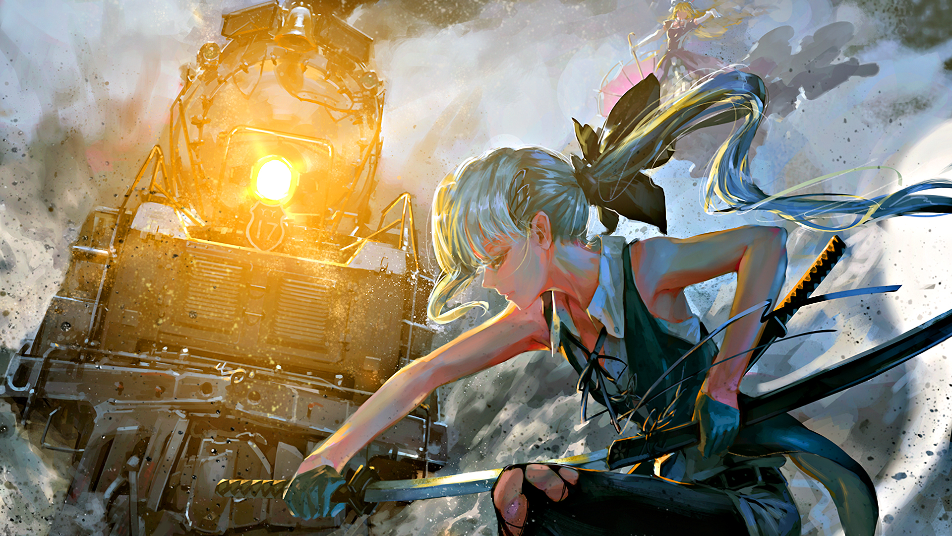 Anime fantasy war line wallpaperx1080