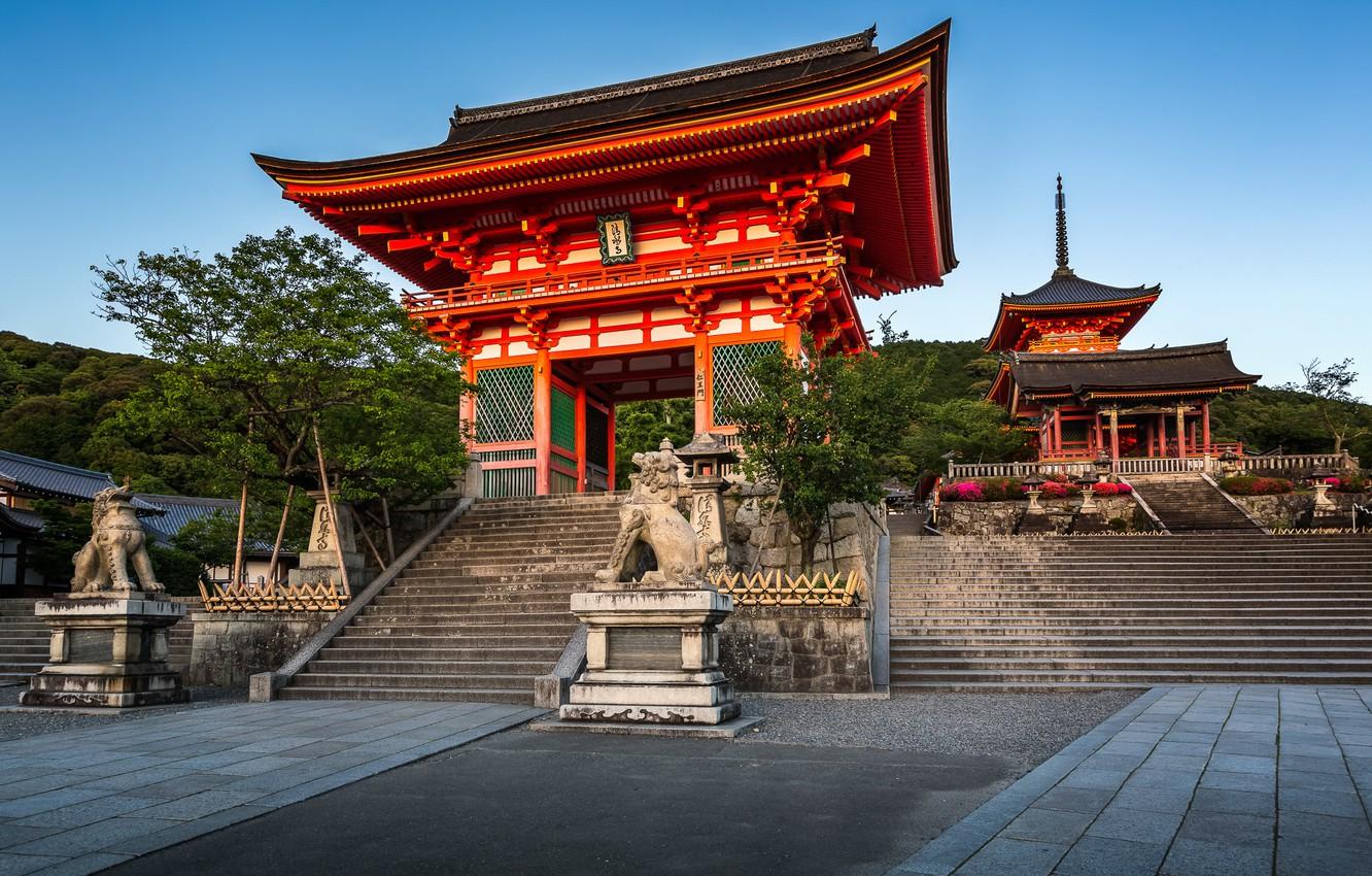 Wallpaper gate, Japan, temple, Japan, Kyoto, Kyoto, Kiyomizu