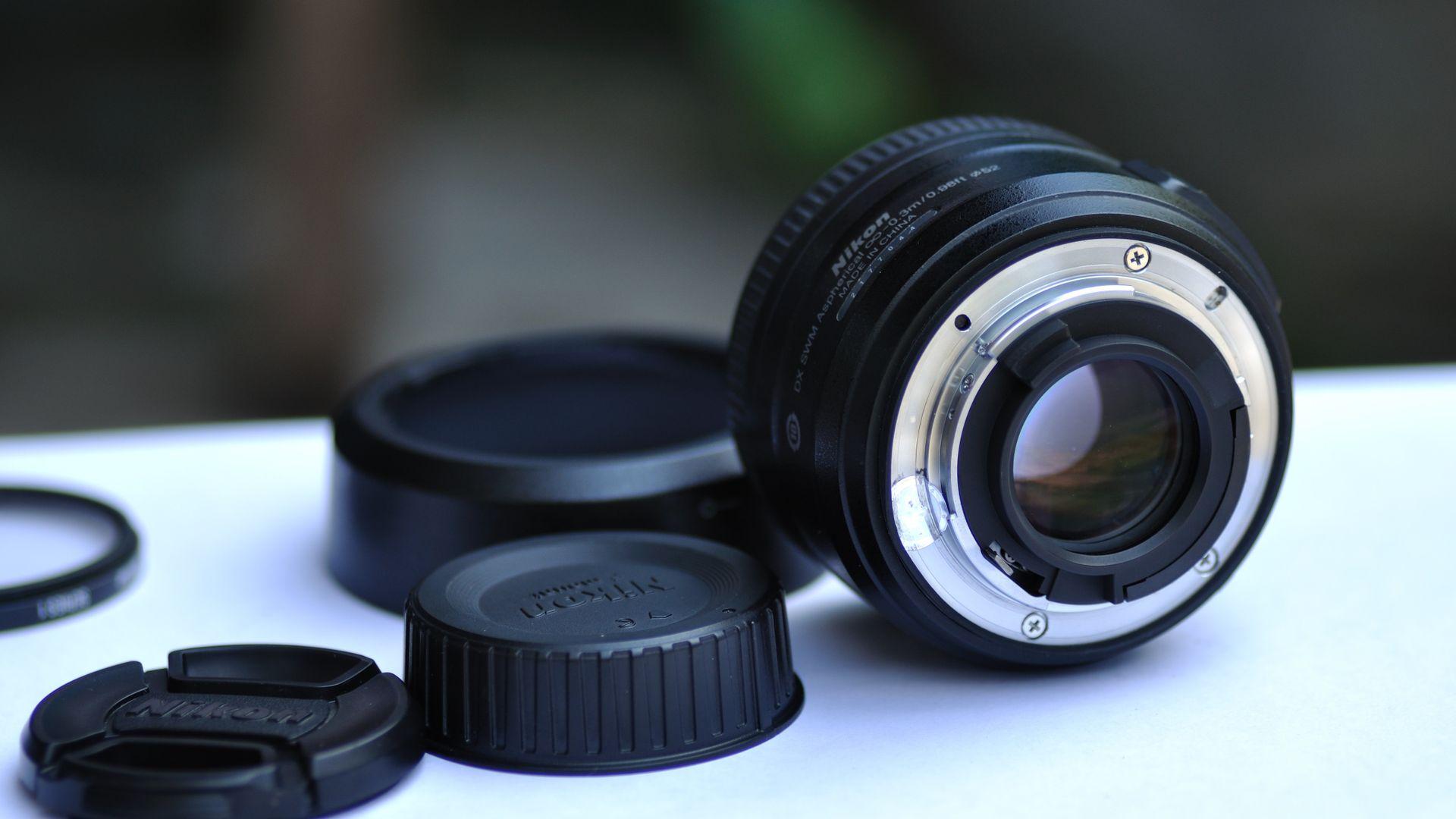 Disassembled Camera Telephoto Lens Wallpaper