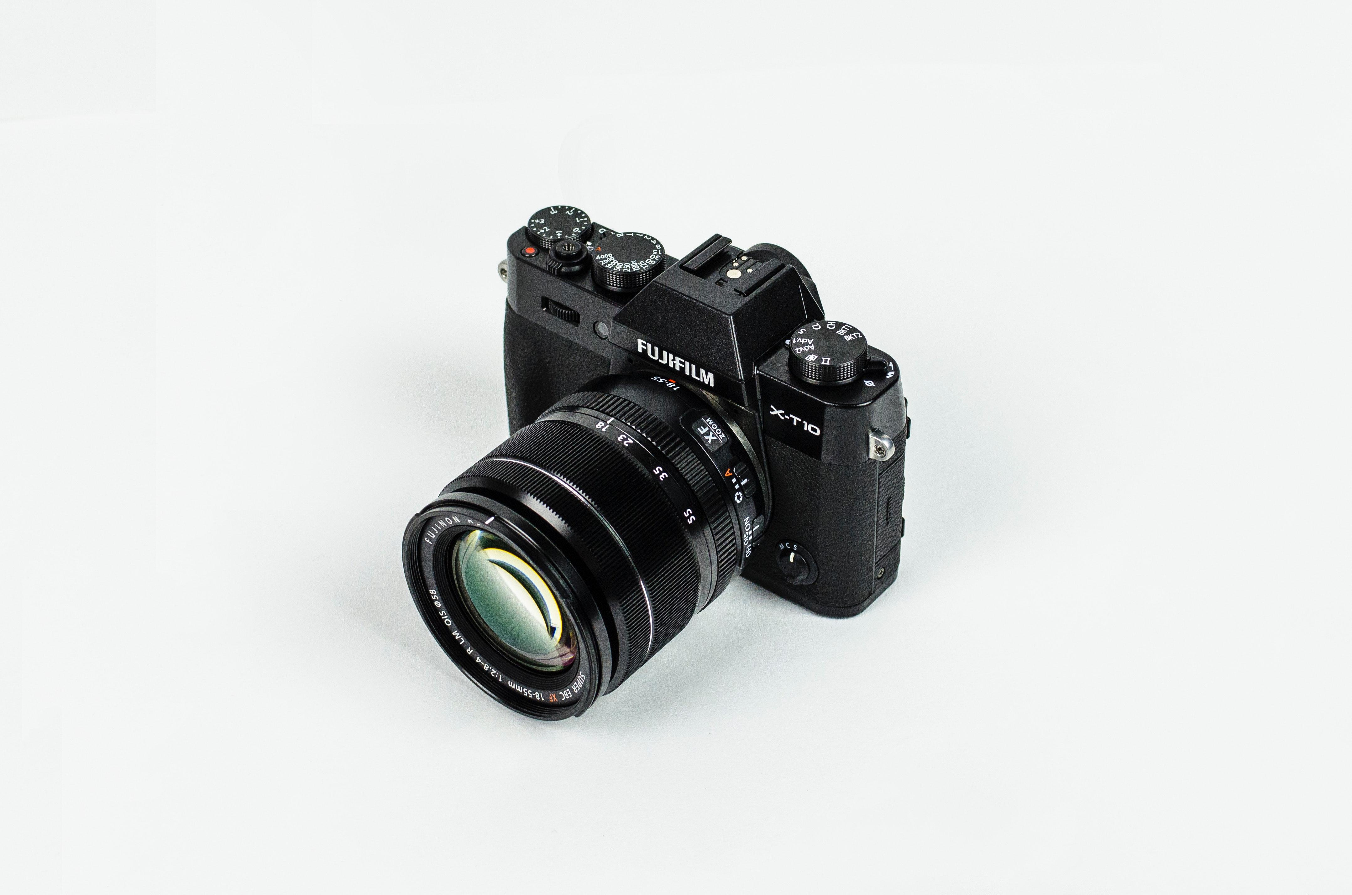 Black Fujifilm Dslr Camera · Free
