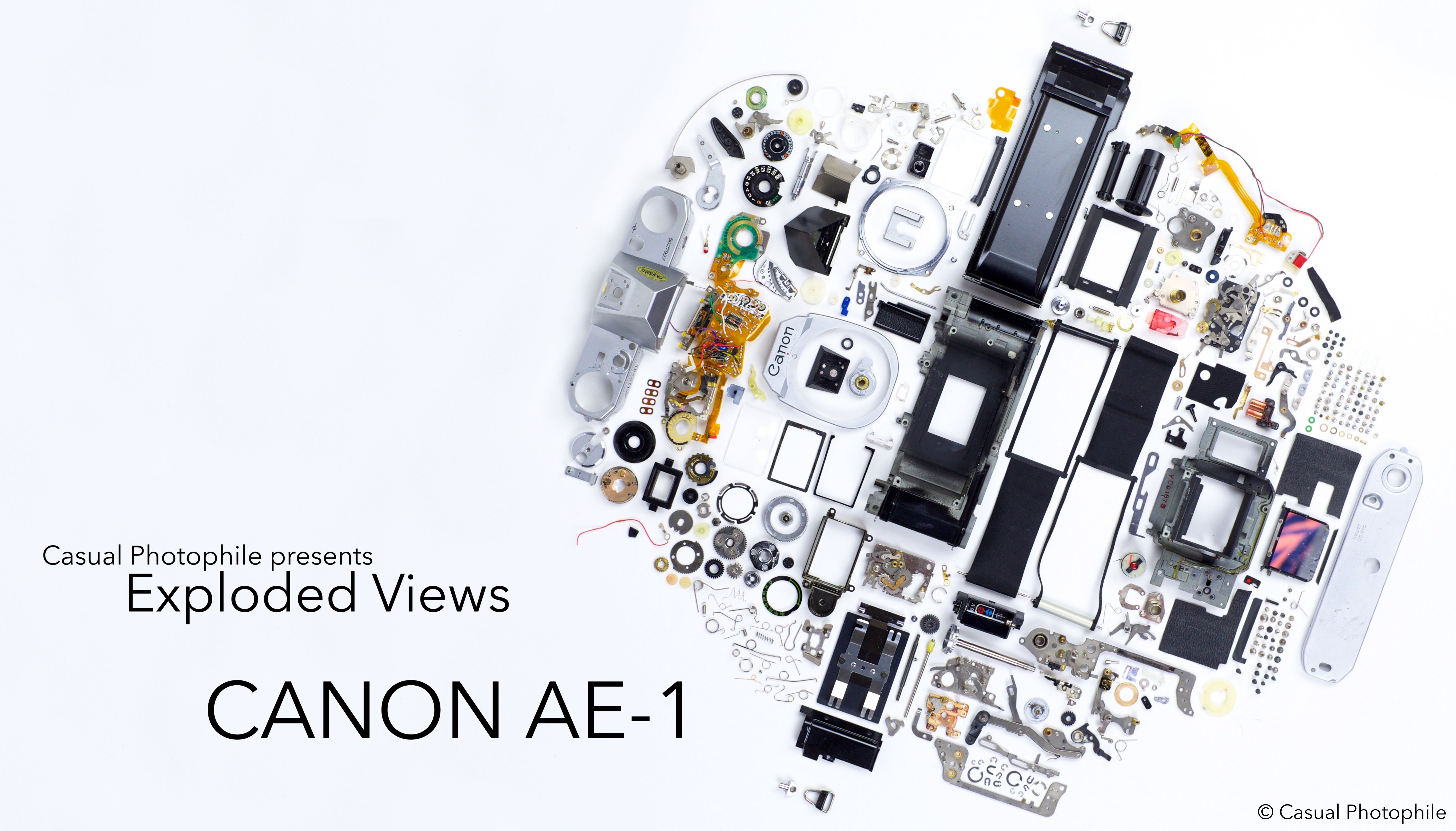 Part Of Our Exploded Views Feature, Here's A Canon AE 1