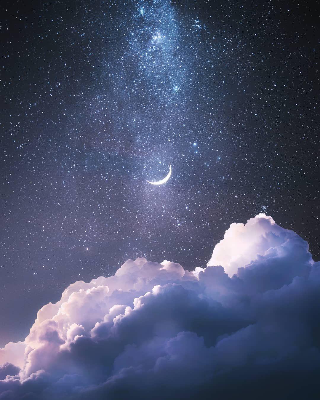 للتصميم. Night sky wallpaper, Sky