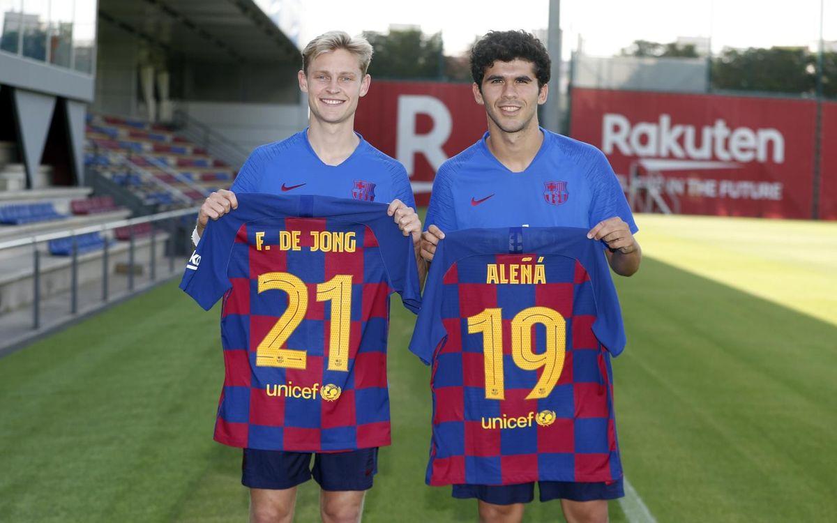 De Jong to wear number 21; Aleñá changes to 19