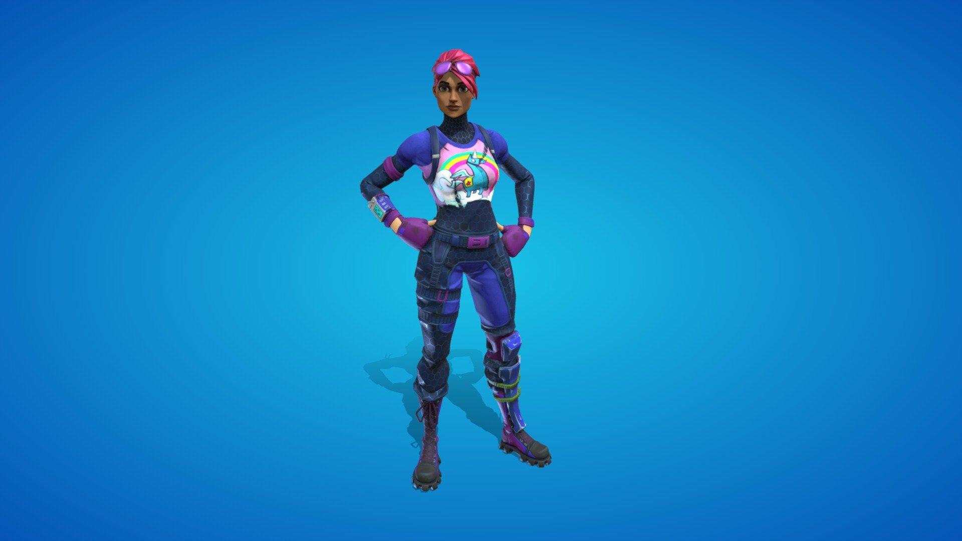 Brite Bomber Outfit model