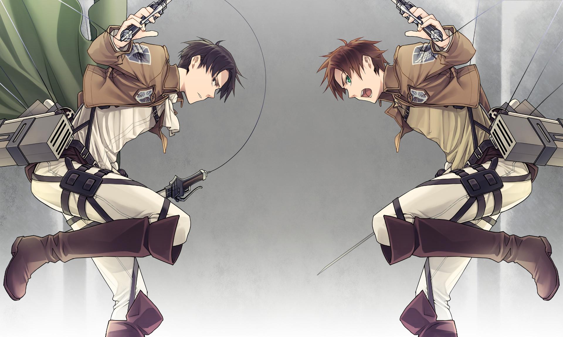Eren and Levi Wallpaper