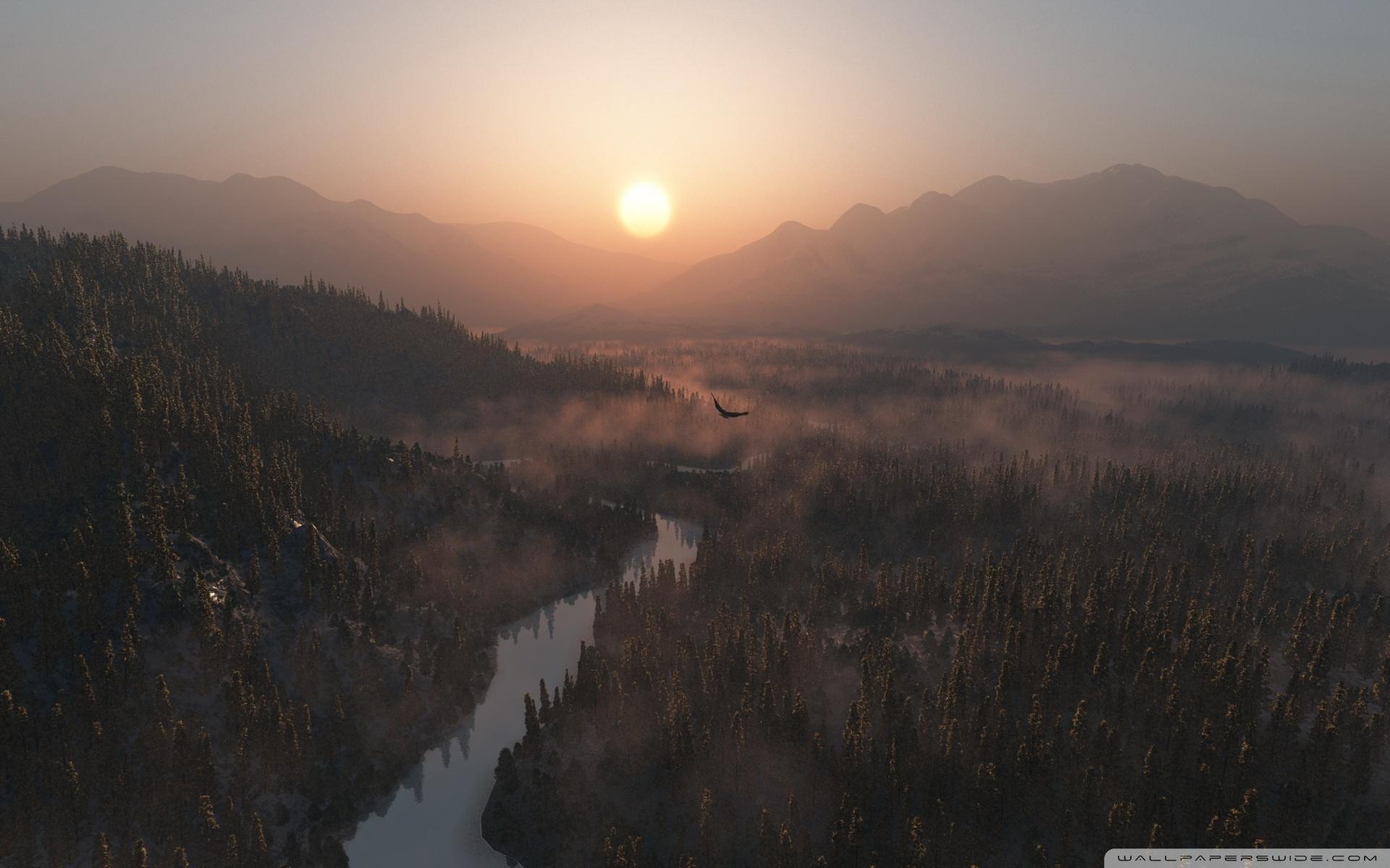 Mountain Morning Mist ❤ 4K HD Desktop Wallpapers for 4K
