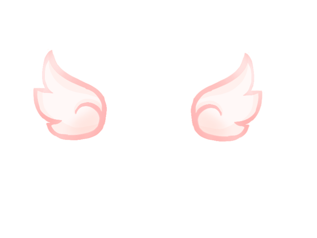 Hey! Look, i made little pastel angel wings! I like the
