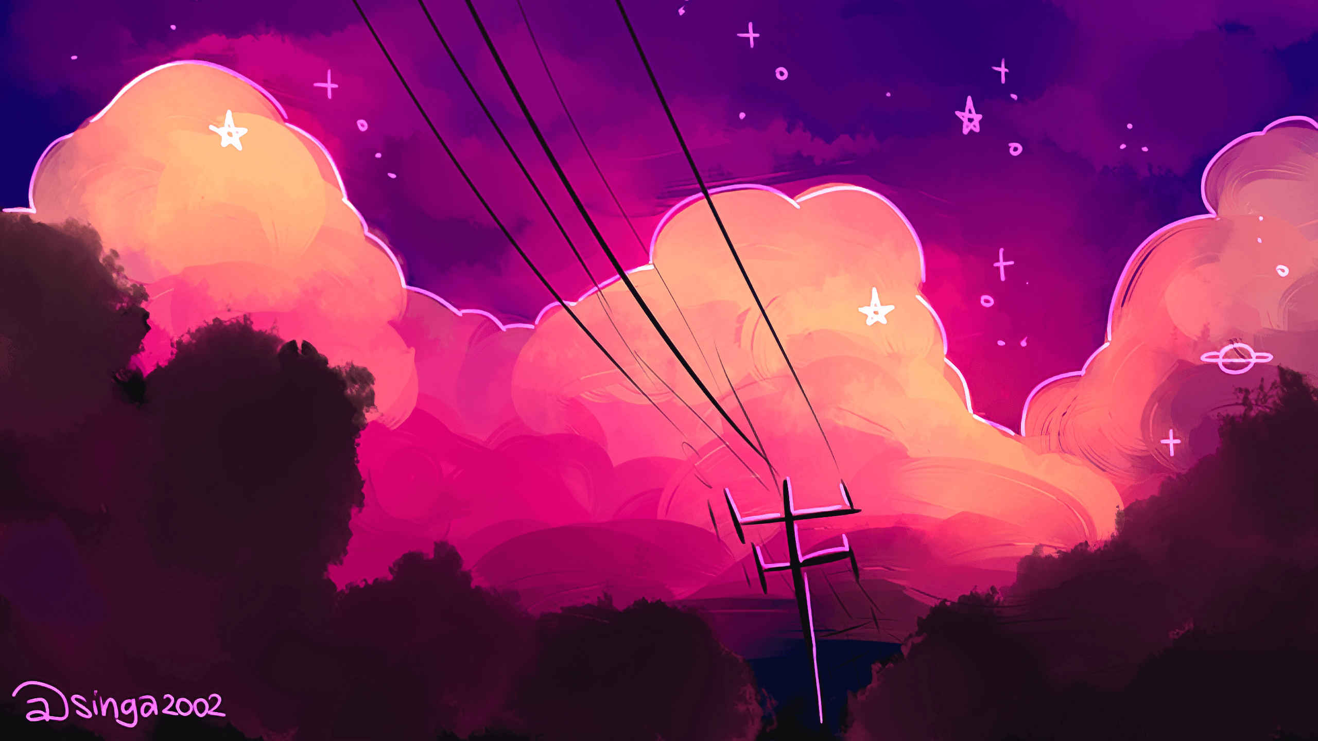 Aesthetic Clouds by Singa2002 [2560x1440]