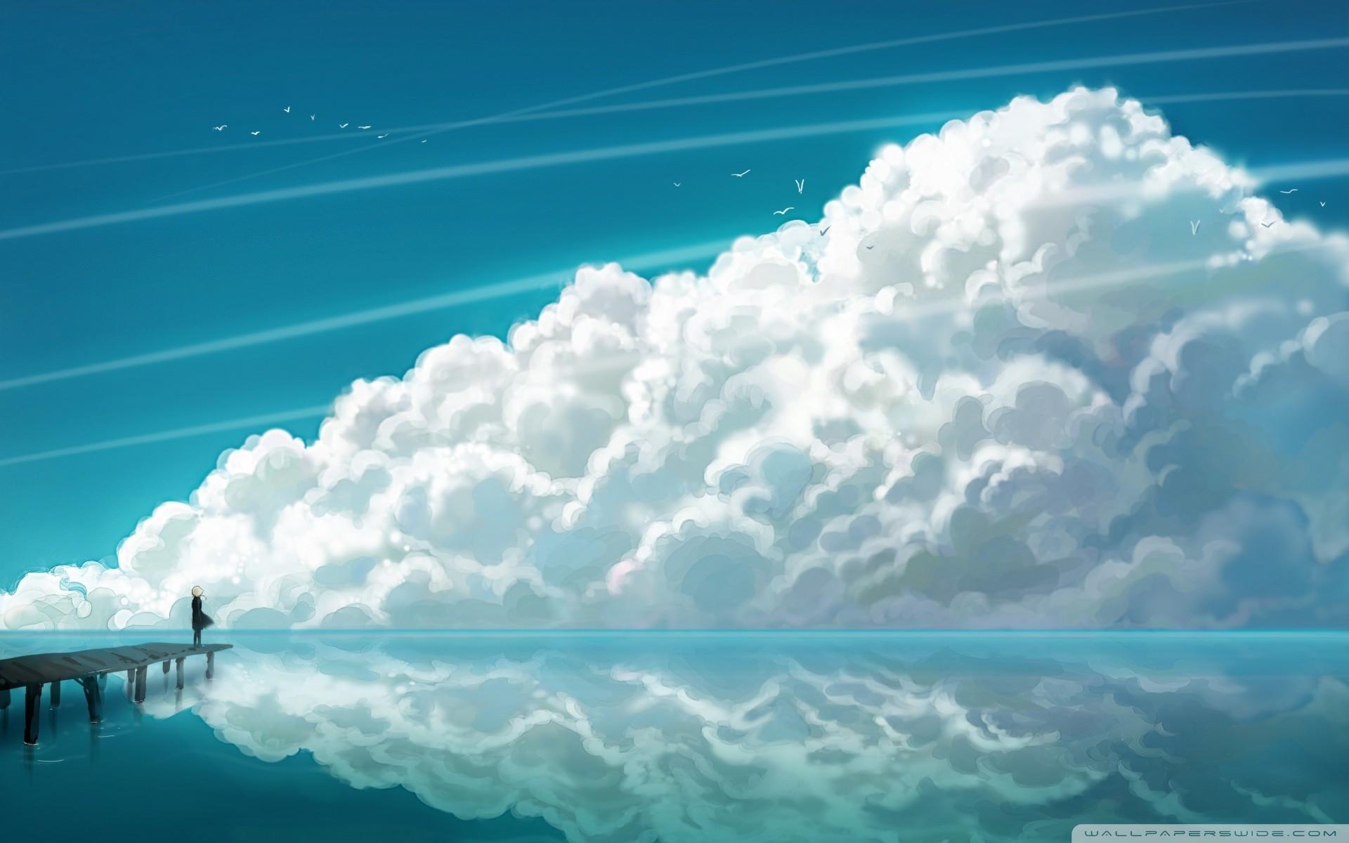 Sky Picture with Clouds Wallpaper