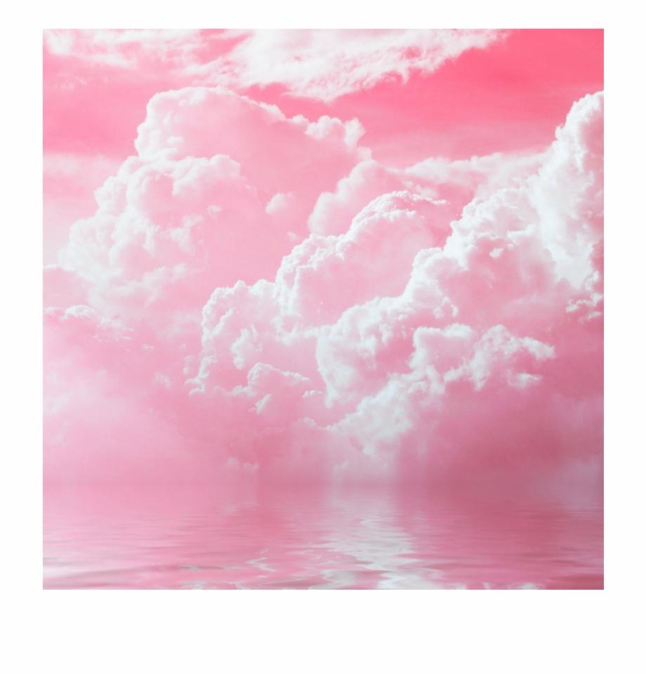 Pastel Pink Background With Clouds gambar ke 16