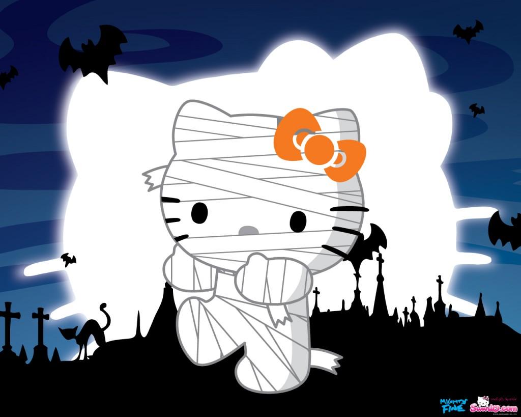 Halloween Hello Kitty Desktop Wallpaper