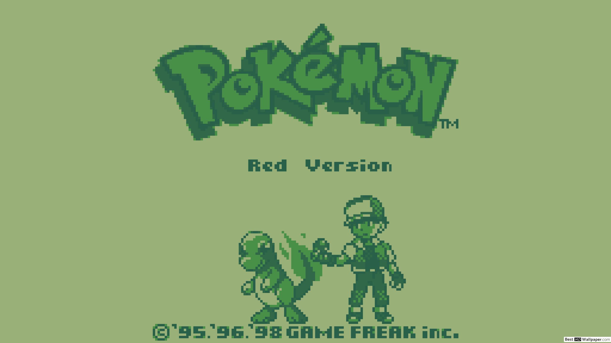 Pokémon Red and Blue HD wallpaper download