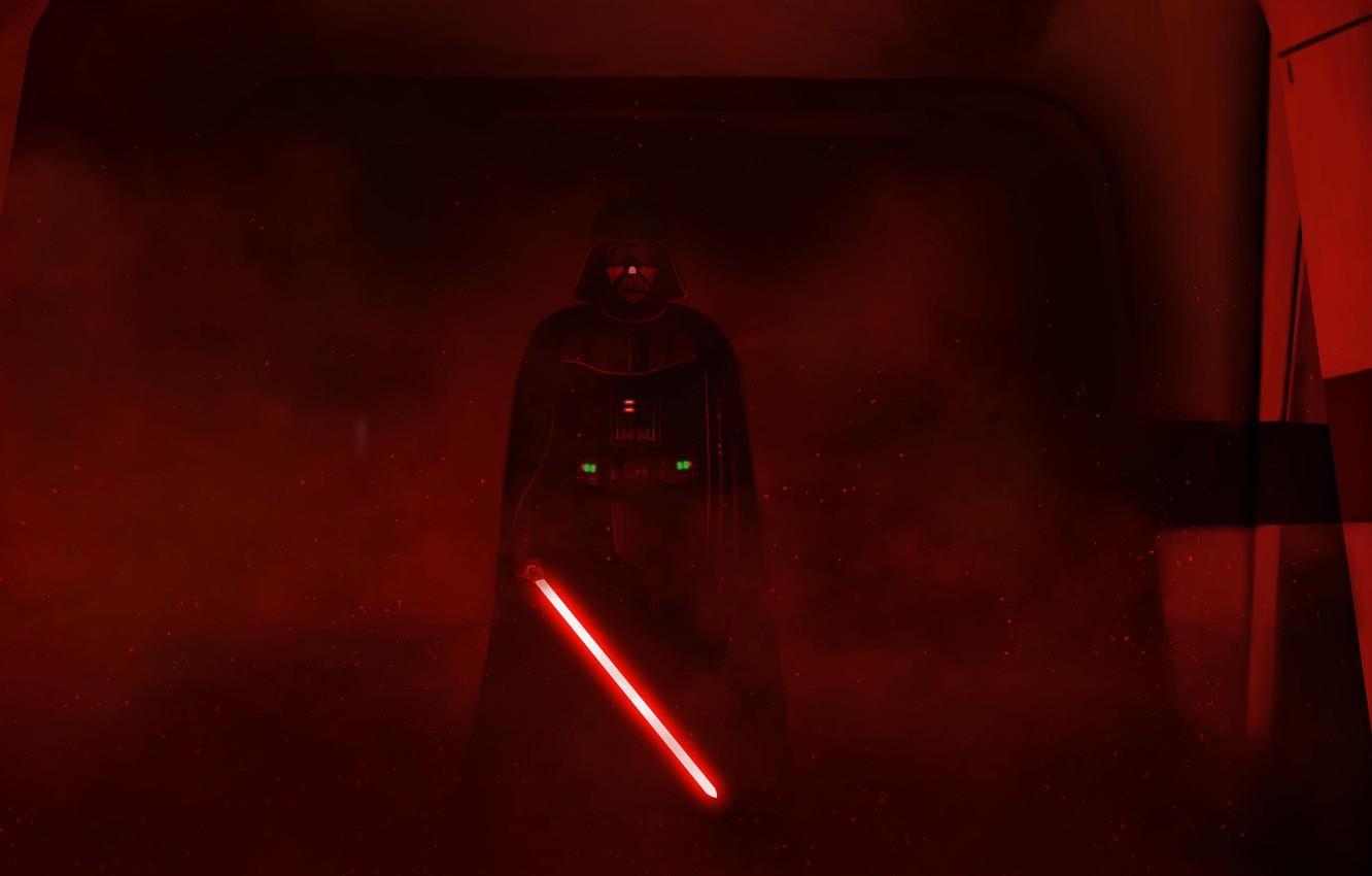 Wallpaper Star Wars, red, Darth Vader, sith lord, man, sith, pearls, uniform, seifuku, cape, the best, Rogue One: A Star Wars Story, light saber, Rogue One image for desktop, section фильмы