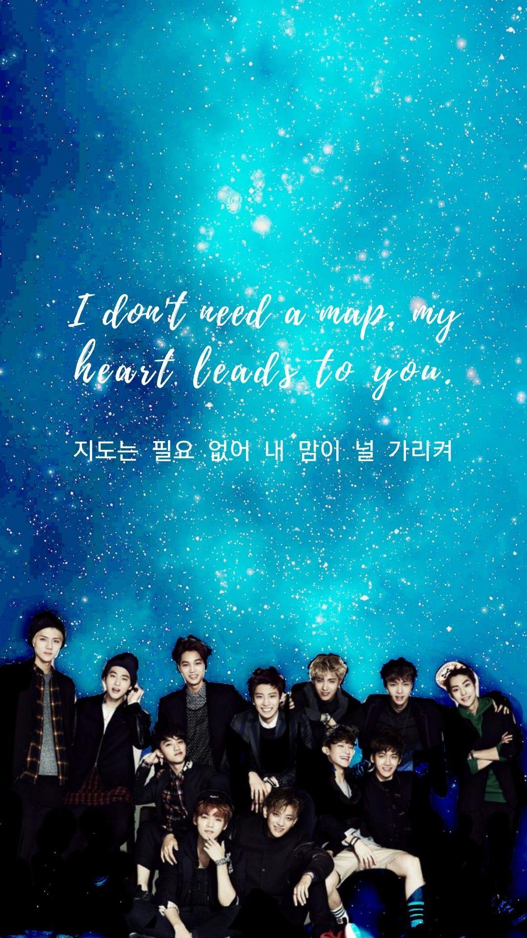 Background Exo Galaxy Wallpaper