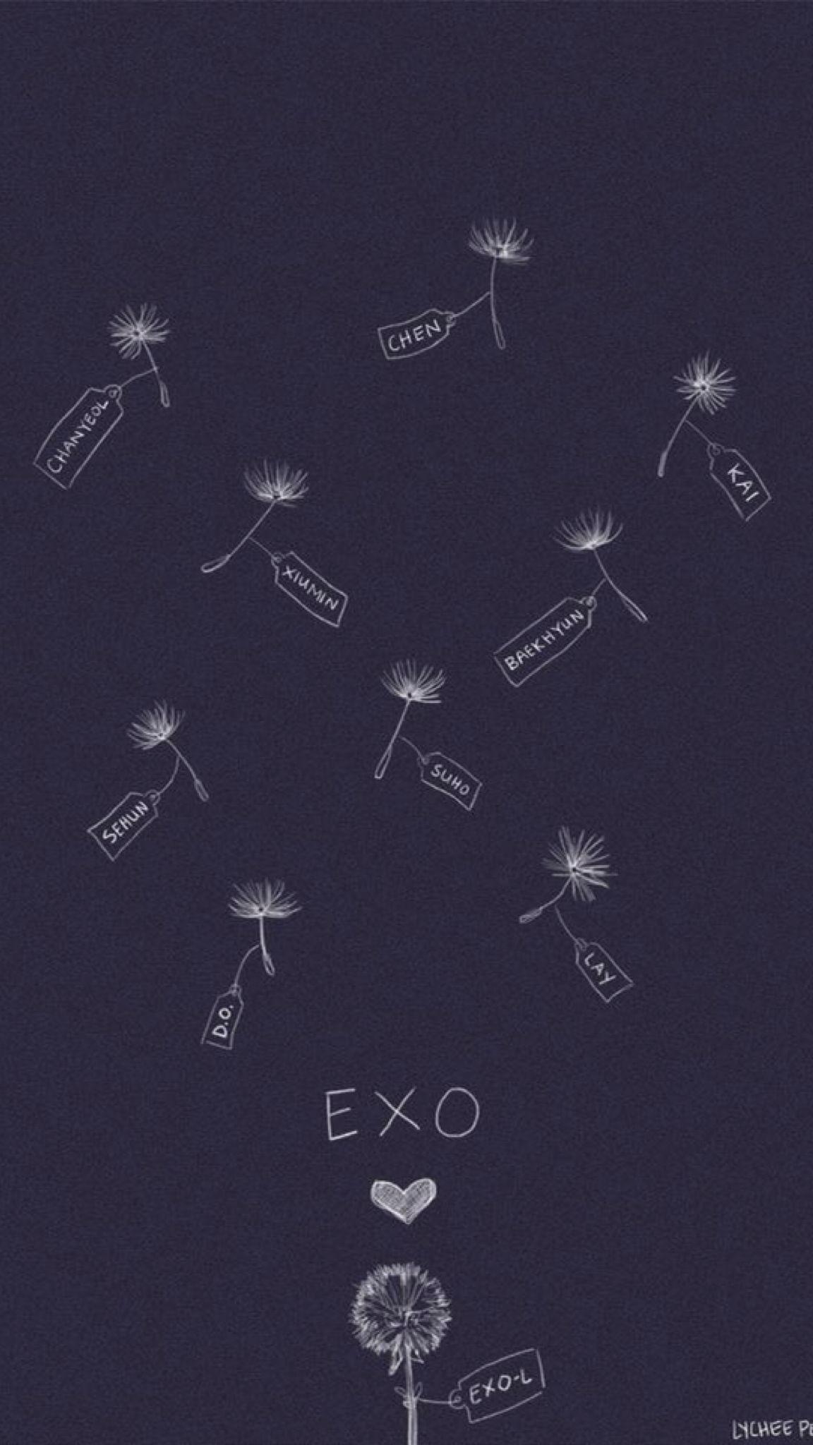 Exo Logo Wallpaper