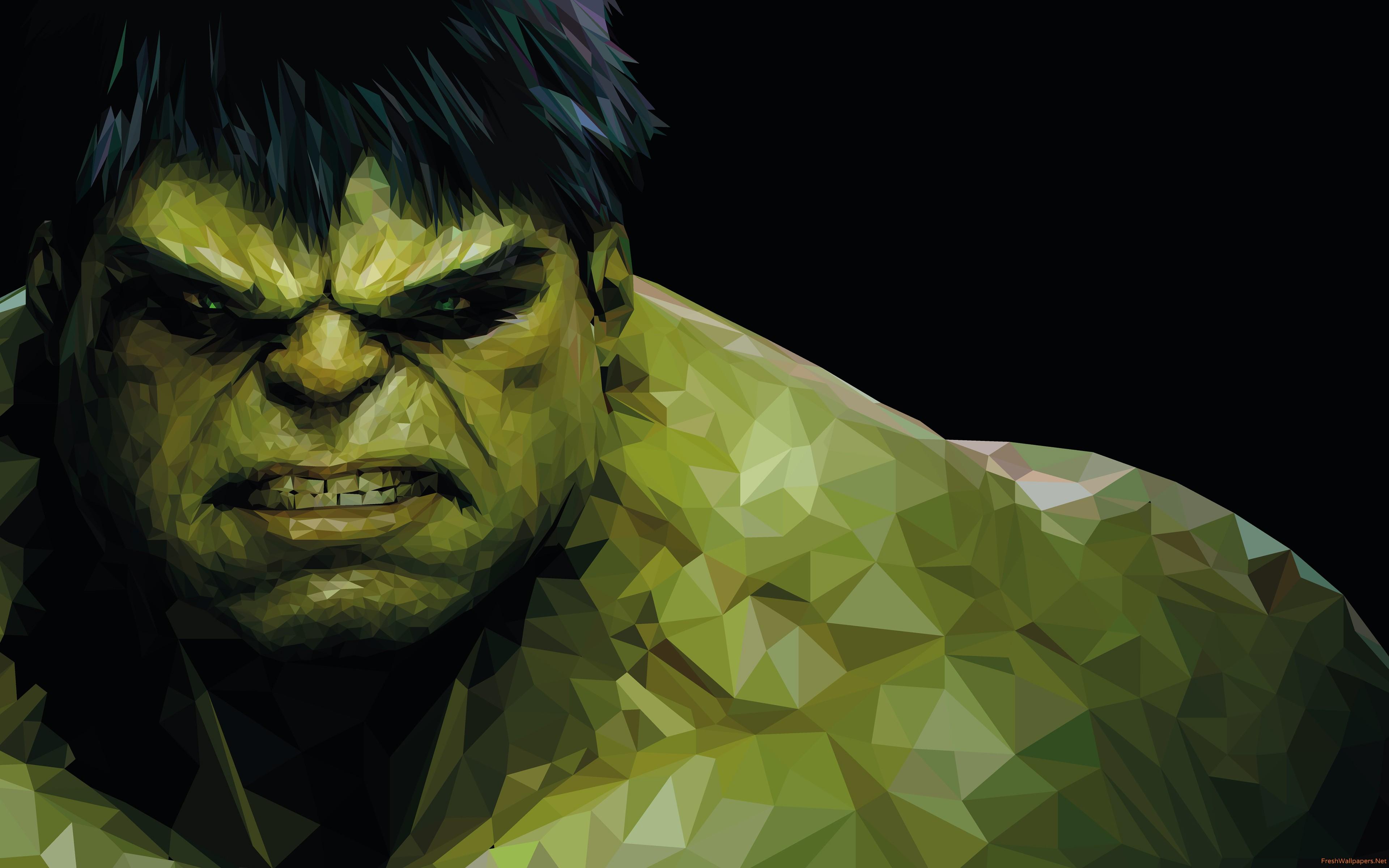 Hulk Low Poly Wallpaper