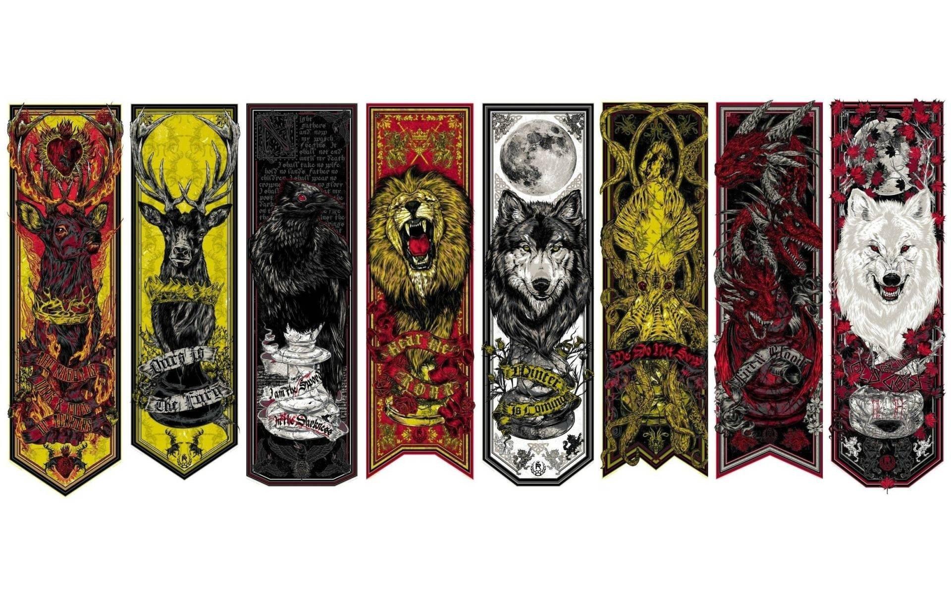 Game of Thrones House Banners [1920x1200]