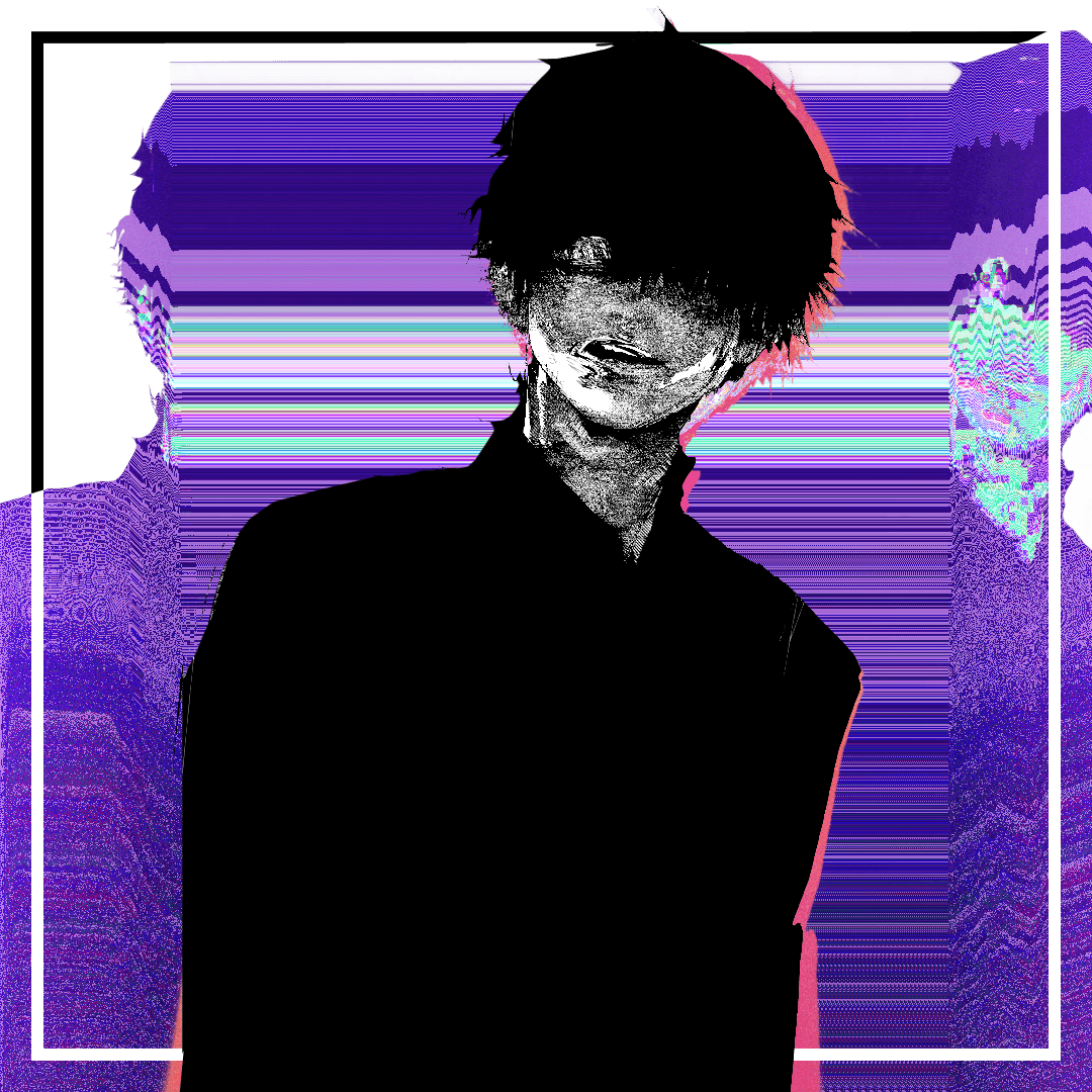 Glitched Anime Wallpaper