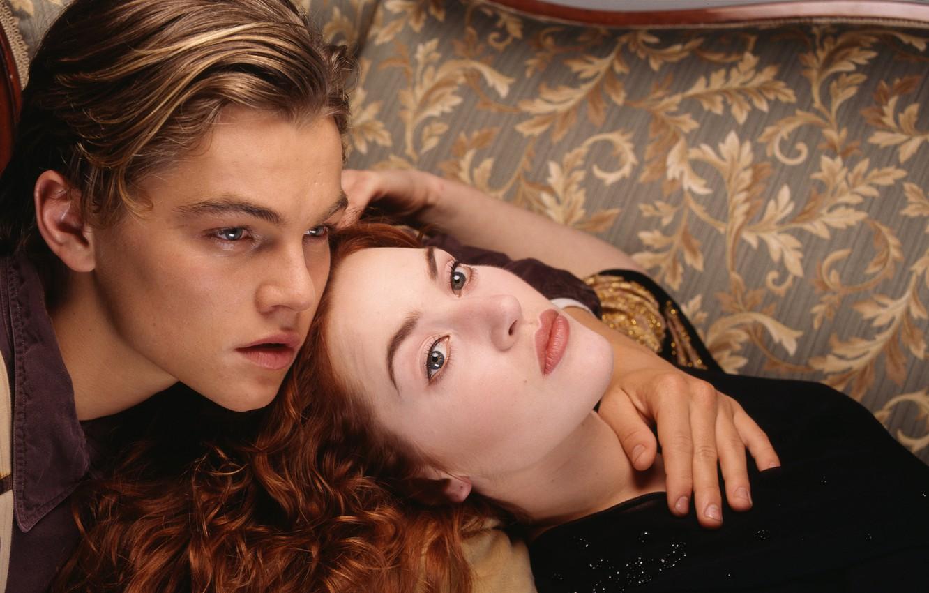 Wallpaper love, sunset, pair, Titanic, Leonardo DiCaprio, Titanic, Rose, Kate Winslet, Kate Winslet, Leonardo DiCaprio, Jack Dawson image for desktop, section фильмы