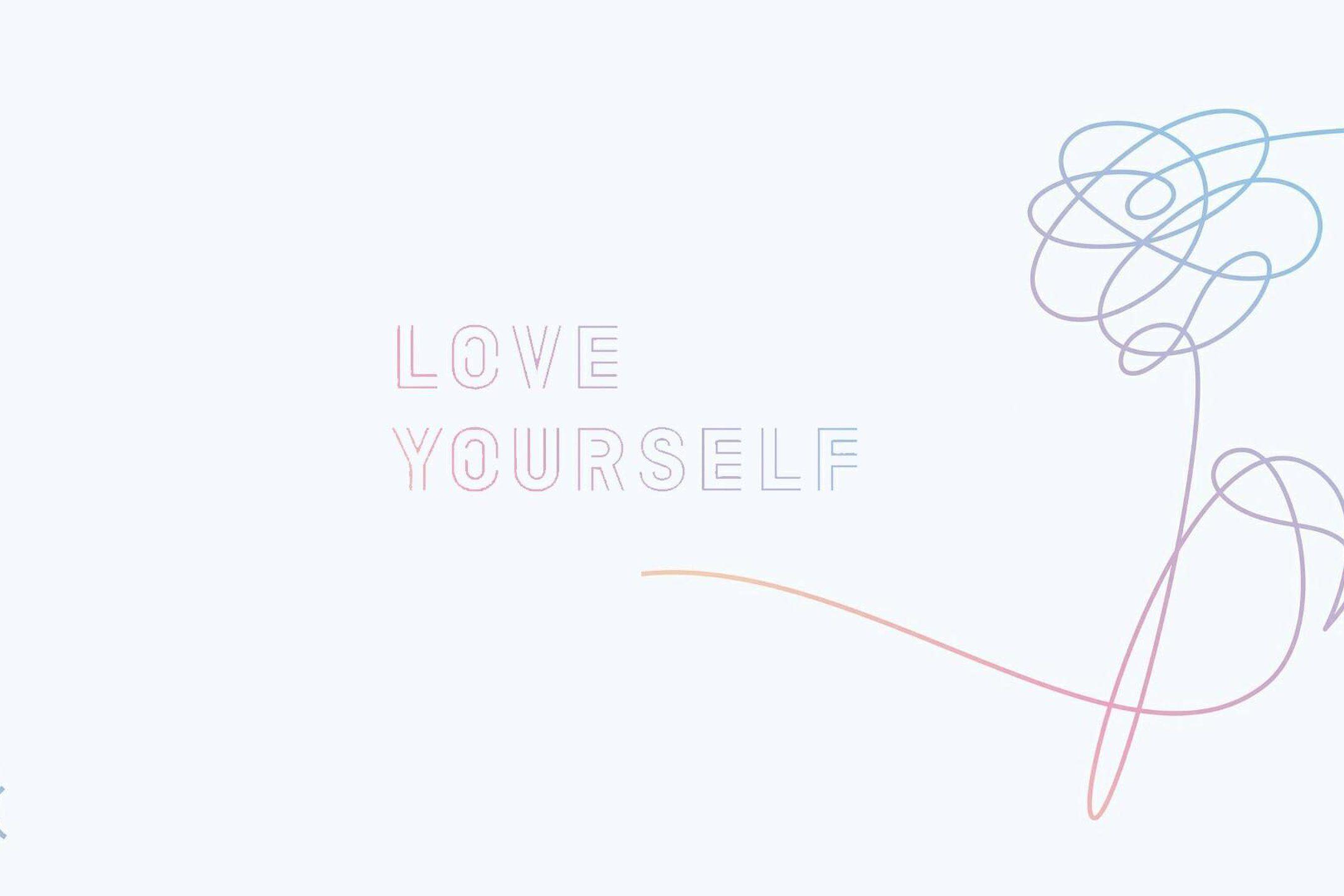 Love Yourself BTS Desktop Wallpaper Free Love