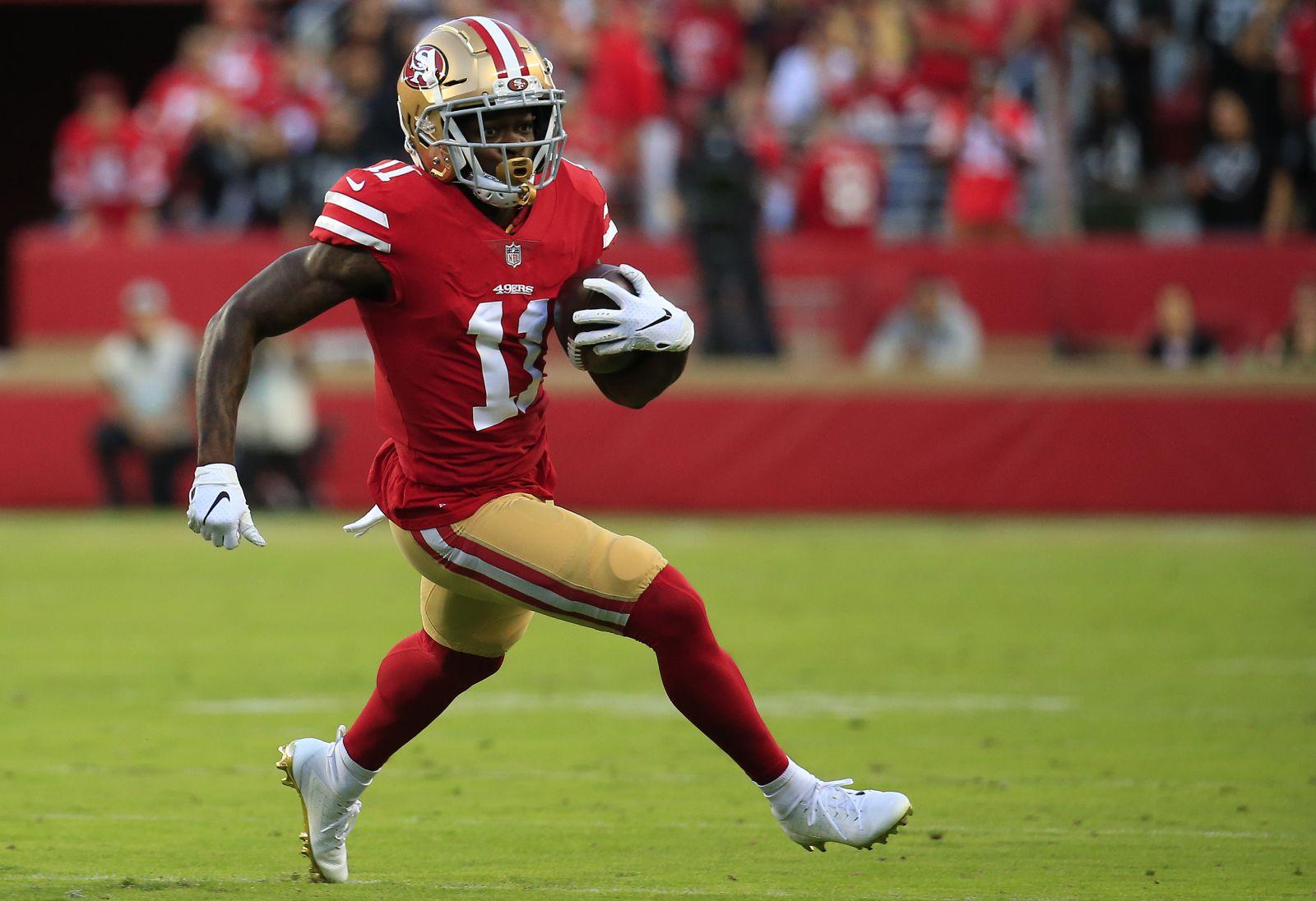 Marquise Goodwin, abstract art, wide receiver, NFL, San Francisco 49ers,  Goodwin, HD wallpaper